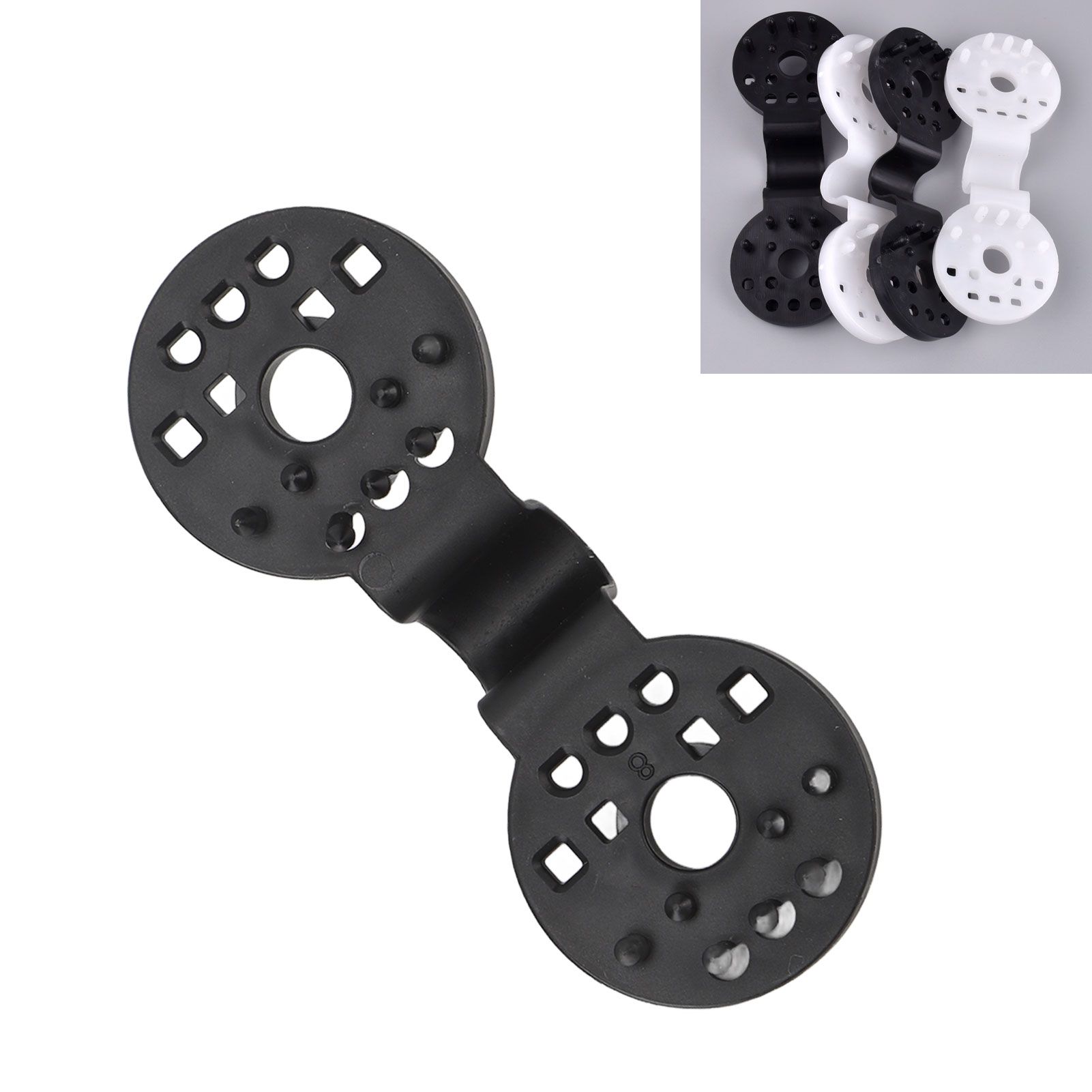 100pcs Shade Cloth Plastic Clips Round Fixing Clips for Greenhouse Outdoor view 11