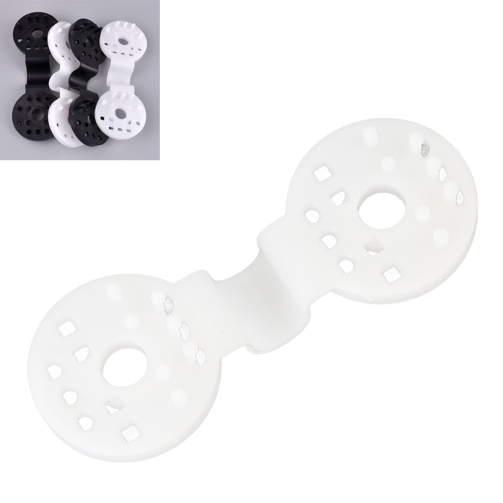 100pcs Shade Cloth Plastic Clips Round Fixing Clips for Greenhouse Outdoor view 11