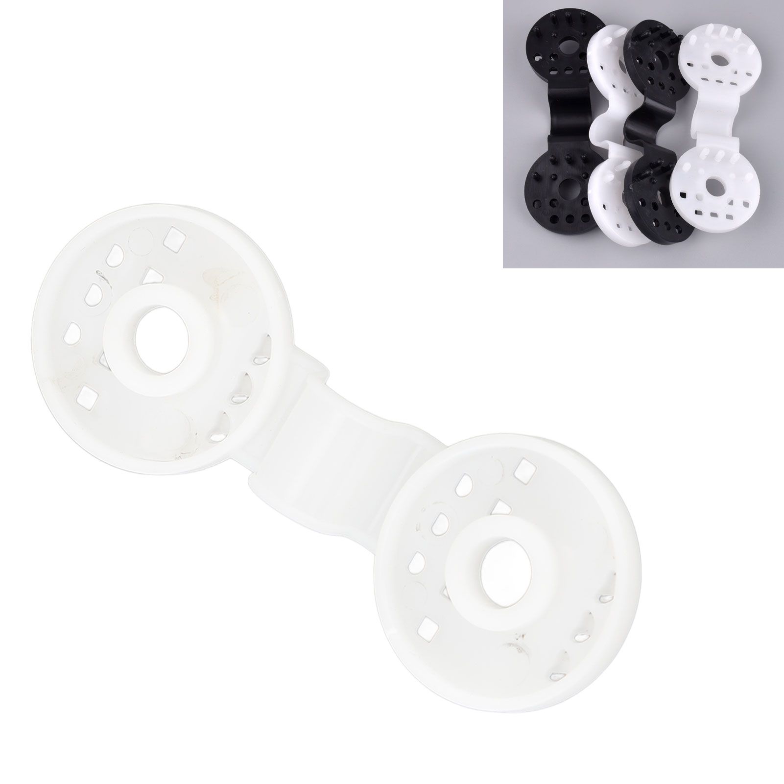 100pcs Shade Cloth Plastic Clips Round Fixing Clips for Greenhouse Outdoor view 12