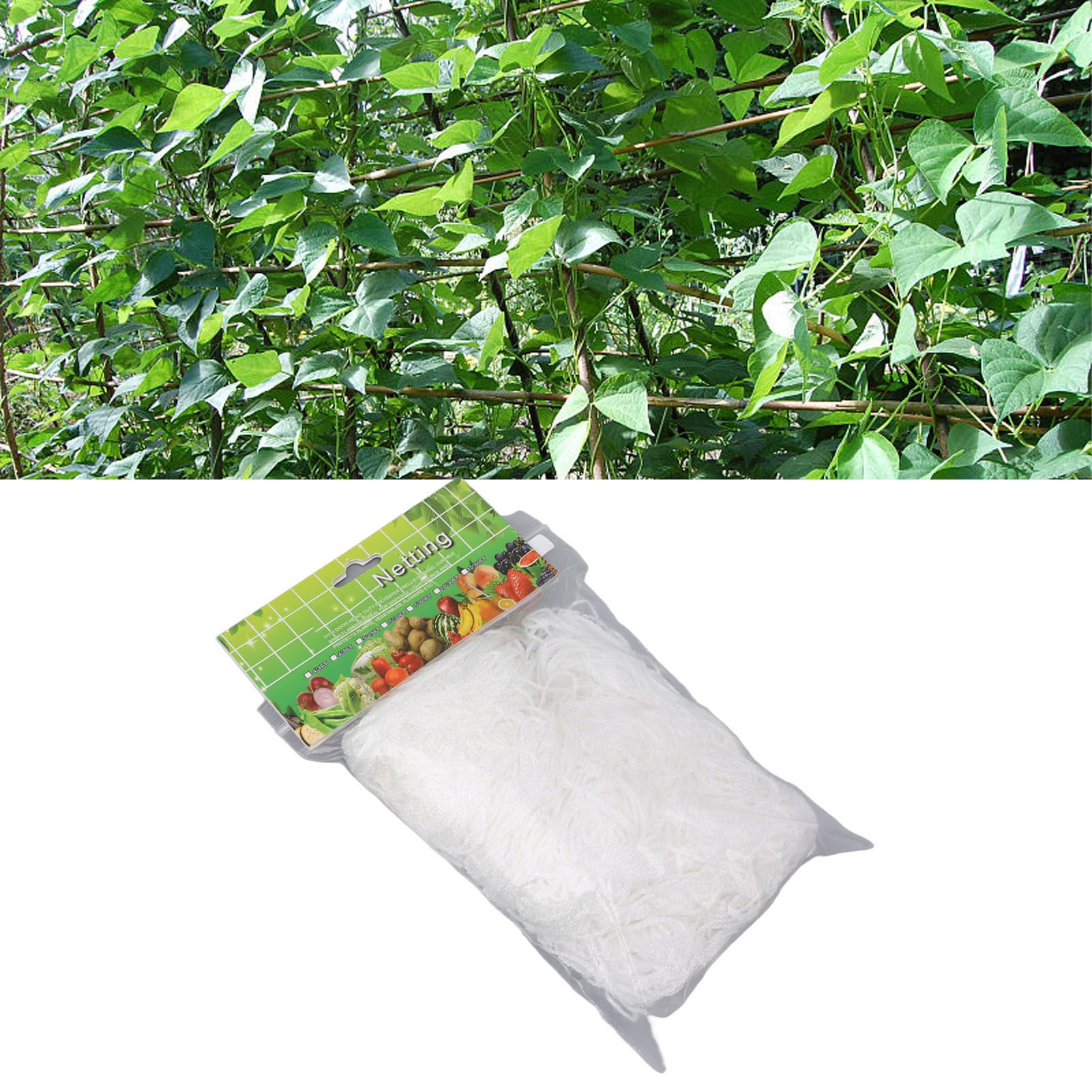 White Garden Plant Trellis Polyester Netting Fruits Vegetables Plants Trellis view 12