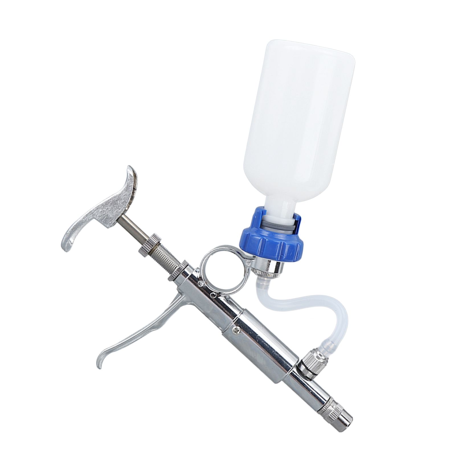 Adjustable Continuous Injection Syringe Stainless Steel Plastic Animal Syringe view 2