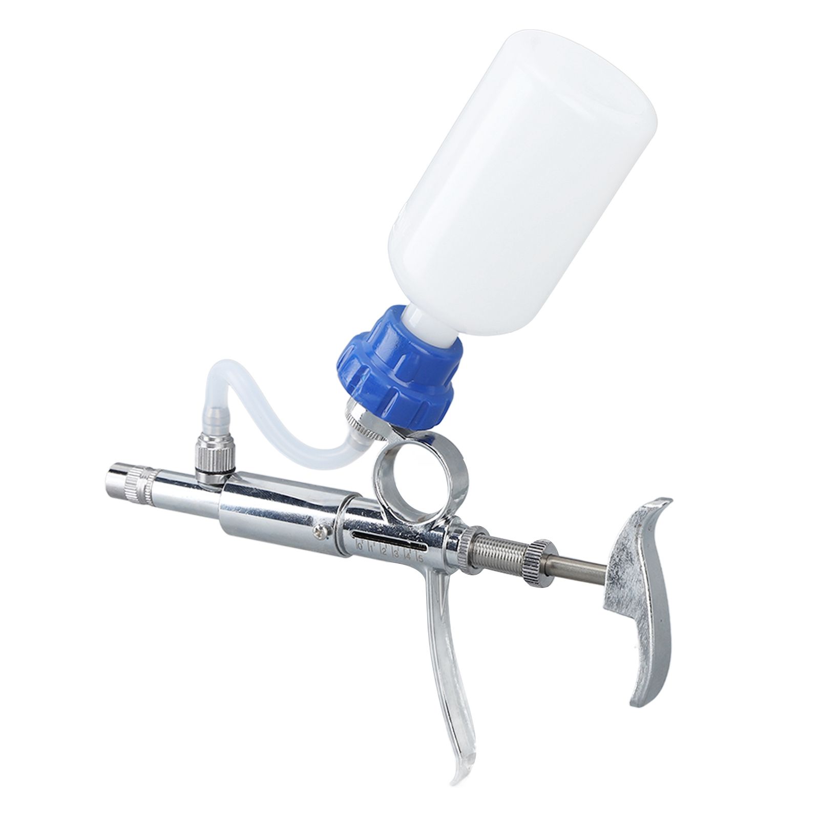 Adjustable Continuous Injection Syringe Stainless Steel Plastic Animal Syringe view 6