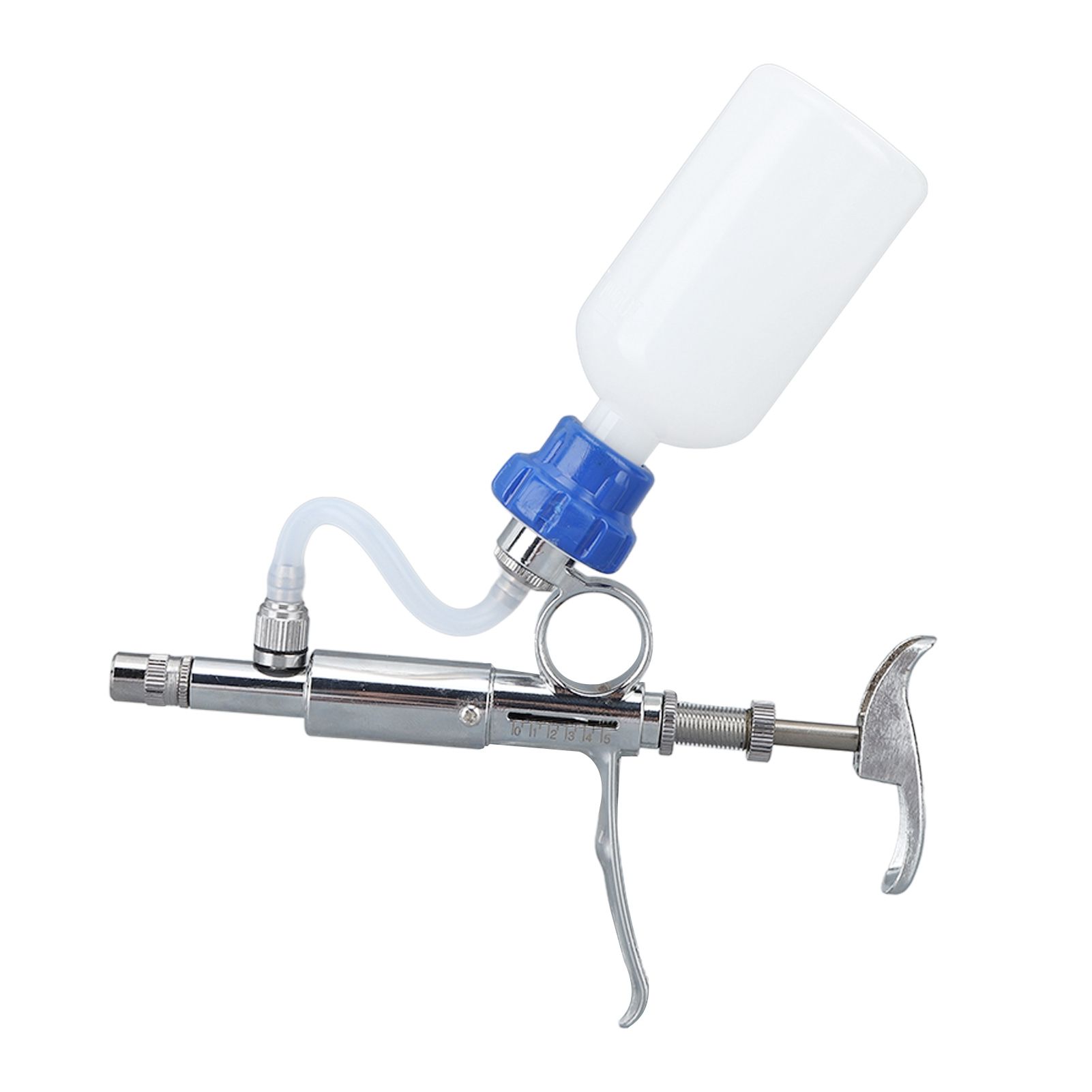 Adjustable Continuous Injection Syringe Stainless Steel Plastic Animal Syringe view 10