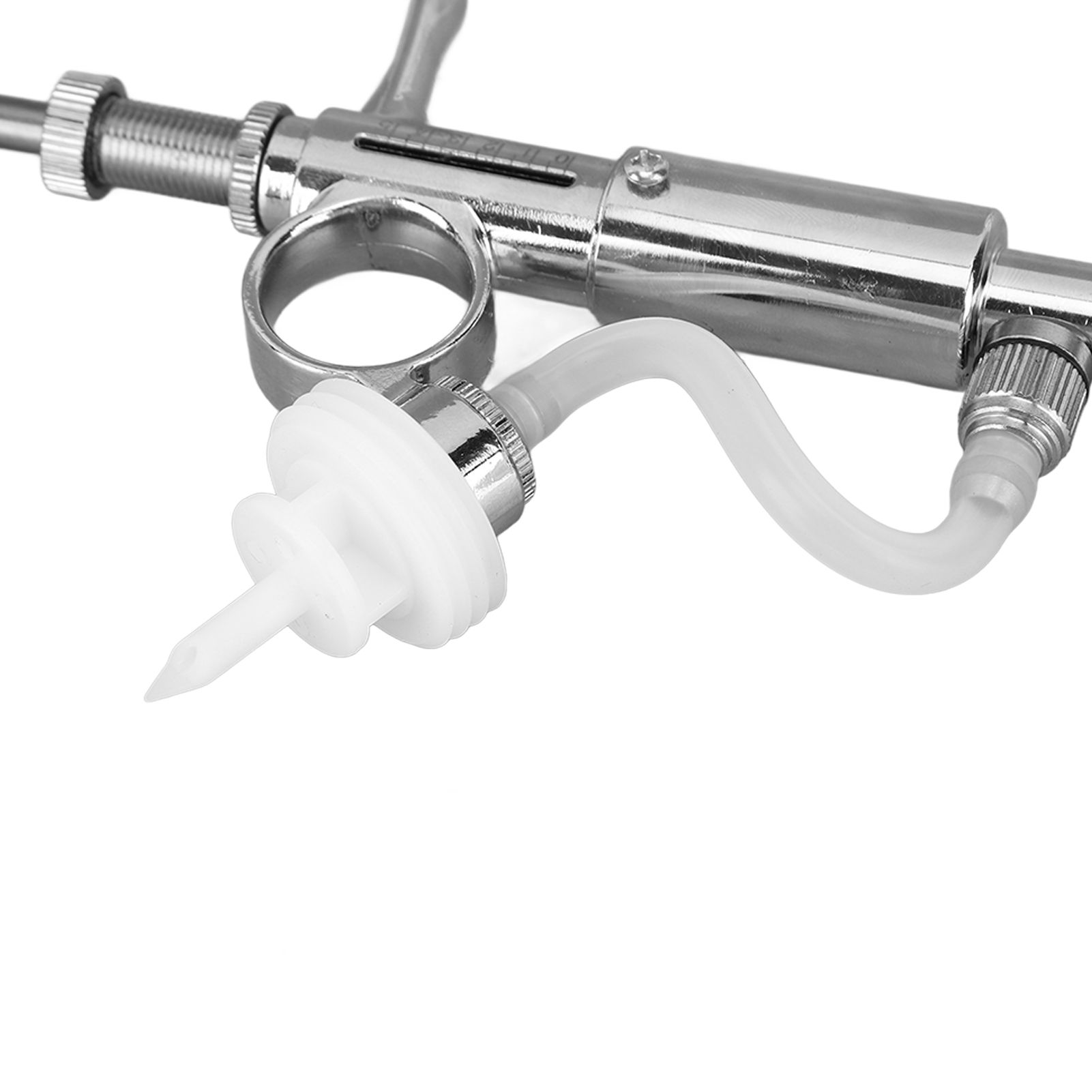 Adjustable Continuous Injection Syringe Stainless Steel Plastic Animal Syringe view 13