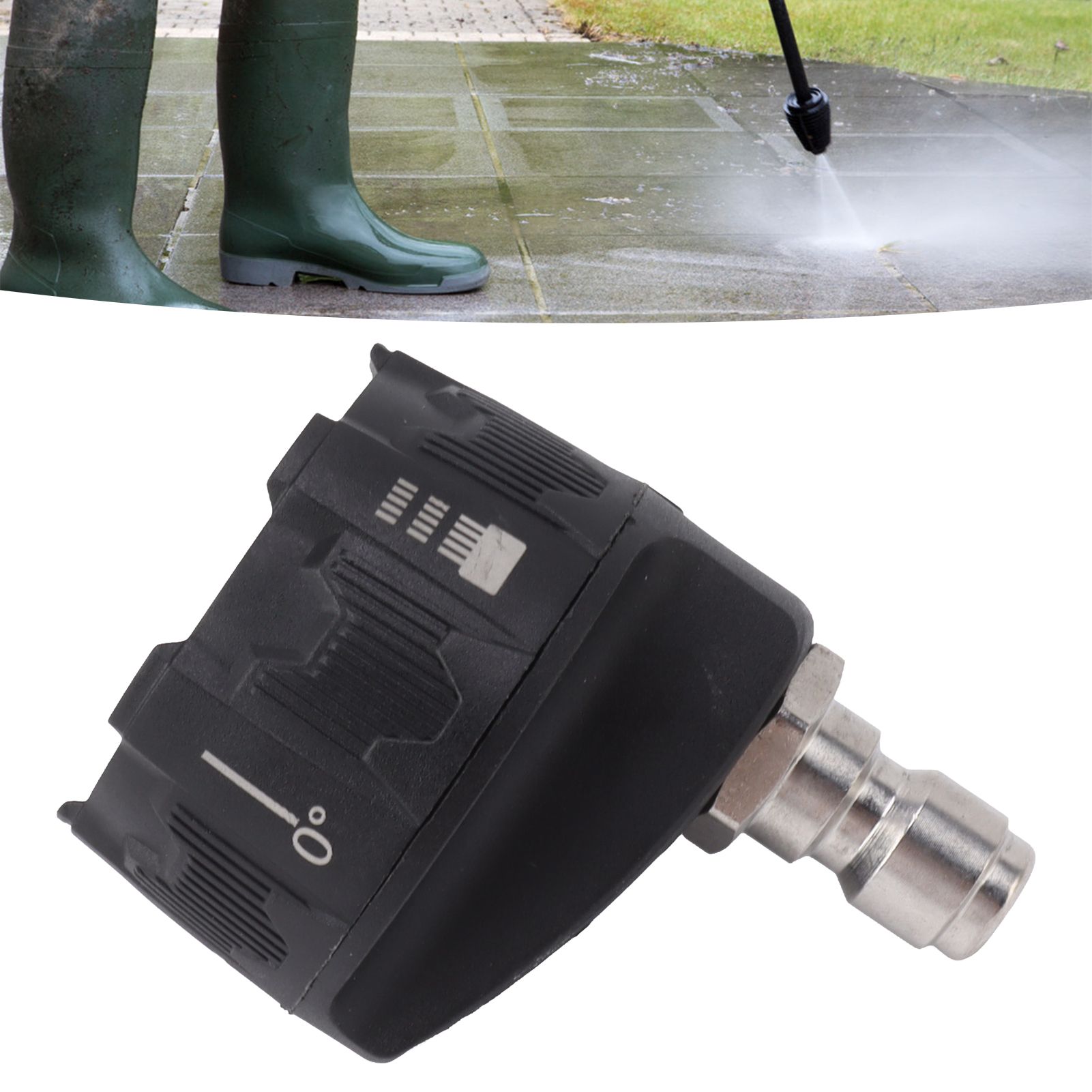 Pressure Washer Spray Nozzle 6 in 1 Multifunctional Adjustable Nozzle 1/4 Plug view 11