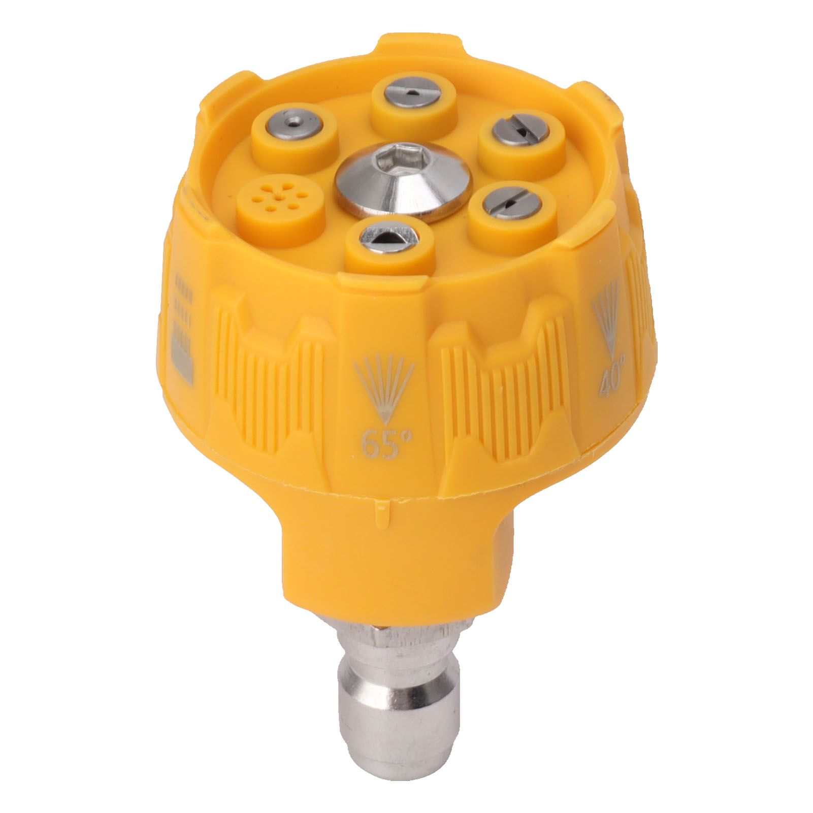 Pressure Washer Spray Nozzle 6 in 1 Multifunctional Adjustable Nozzle 1/4 Plug view 2