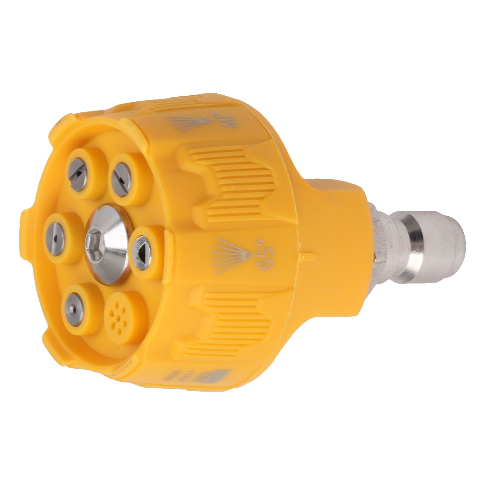 Pressure Washer Spray Nozzle 6 in 1 Multifunctional Adjustable Nozzle 1/4 Plug view 3
