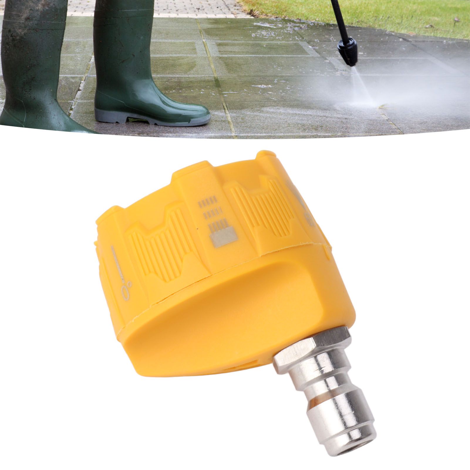 Pressure Washer Spray Nozzle 6 in 1 Multifunctional Adjustable Nozzle 1/4 Plug view 11