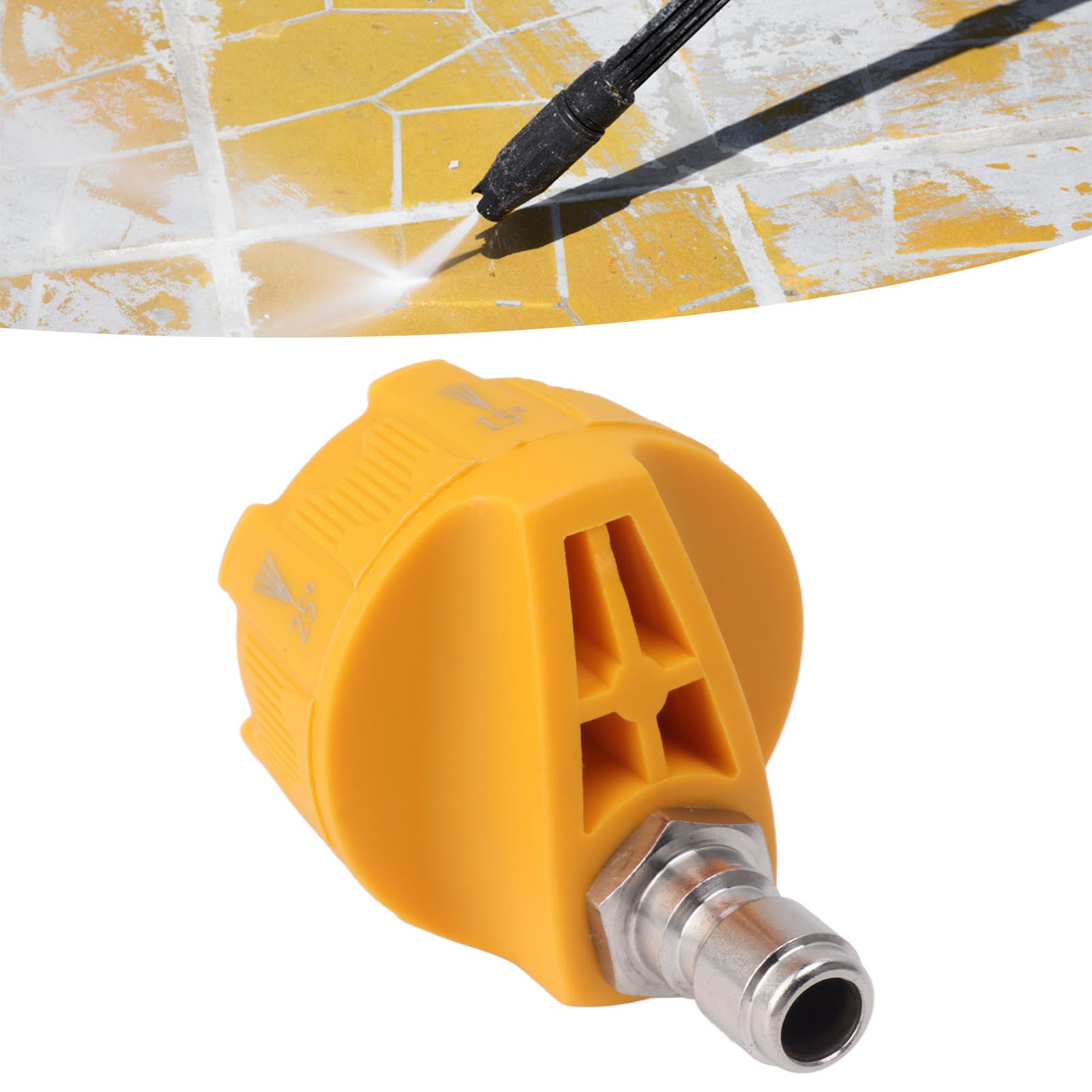 Pressure Washer Spray Nozzle 6 in 1 Multifunctional Adjustable Nozzle 1/4 Plug view 12