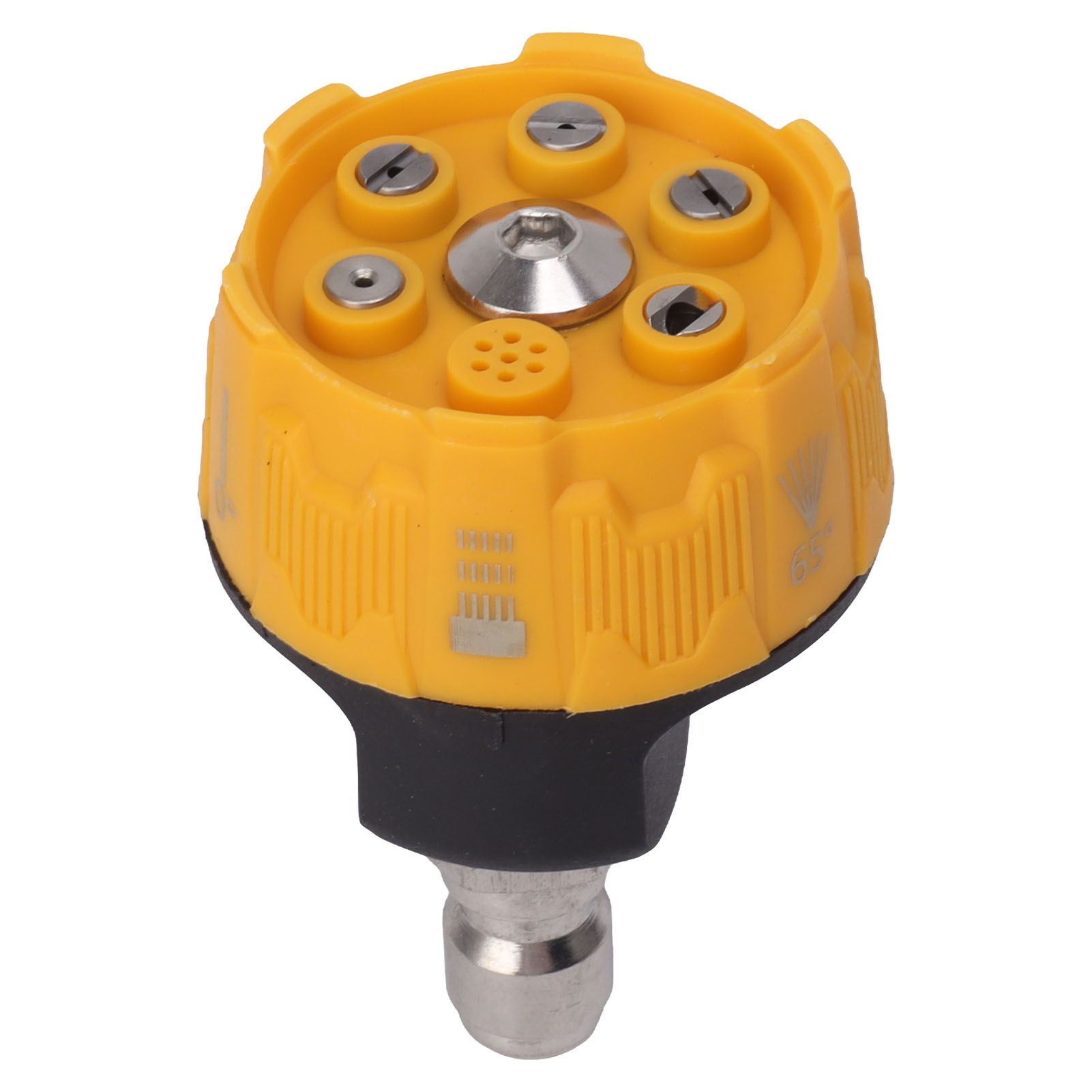 Pressure Washer Spray Nozzle 6 in 1 Multifunctional Adjustable Nozzle 1/4 Plug view 2