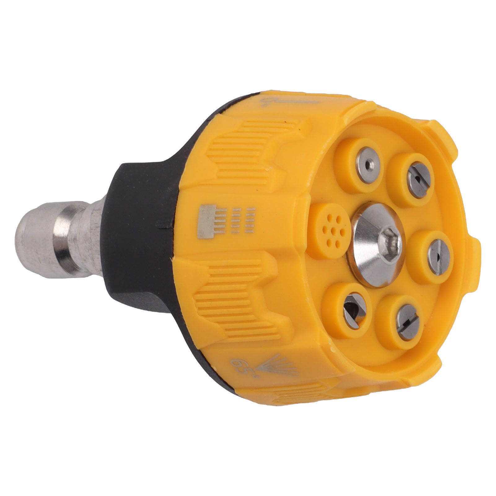 Pressure Washer Spray Nozzle 6 in 1 Multifunctional Adjustable Nozzle 1/4 Plug view 4