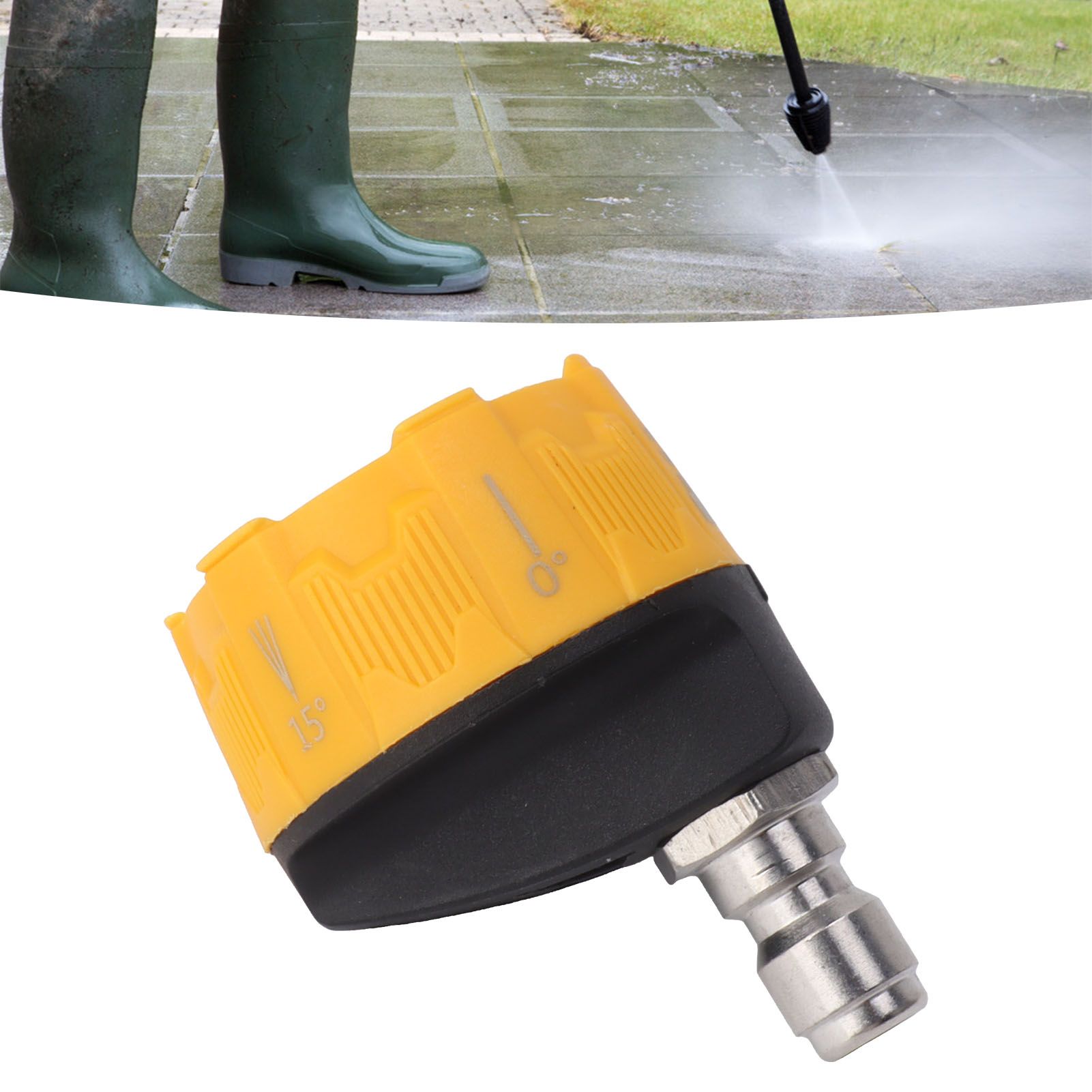 Pressure Washer Spray Nozzle 6 in 1 Multifunctional Adjustable Nozzle 1/4 Plug view 11