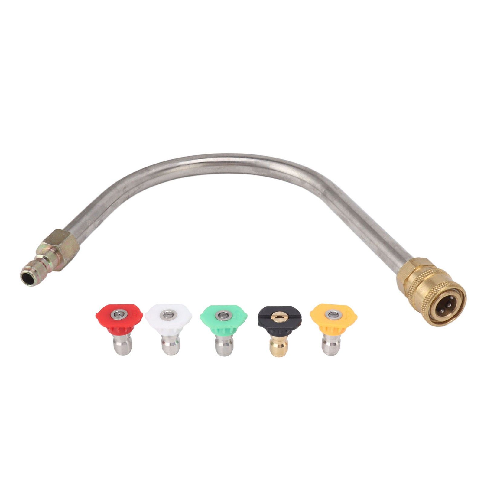 Pressure Washer Extension Wand Stainless Steel Brass 4000psi 1/4 Inch Quick view 2