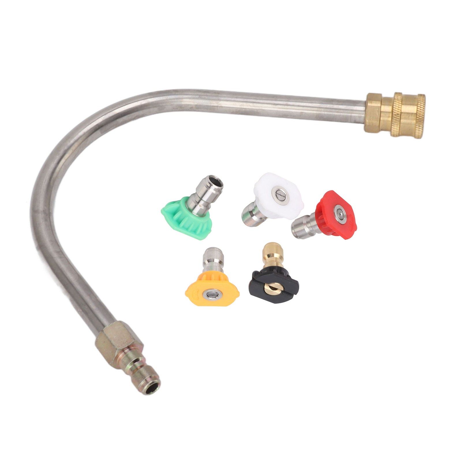 Pressure Washer Extension Wand Stainless Steel Brass 4000psi 1/4 Inch Quick view 4