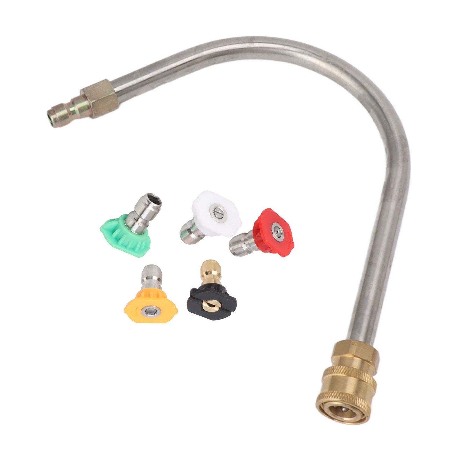 Pressure Washer Extension Wand Stainless Steel Brass 4000psi 1/4 Inch Quick view 7