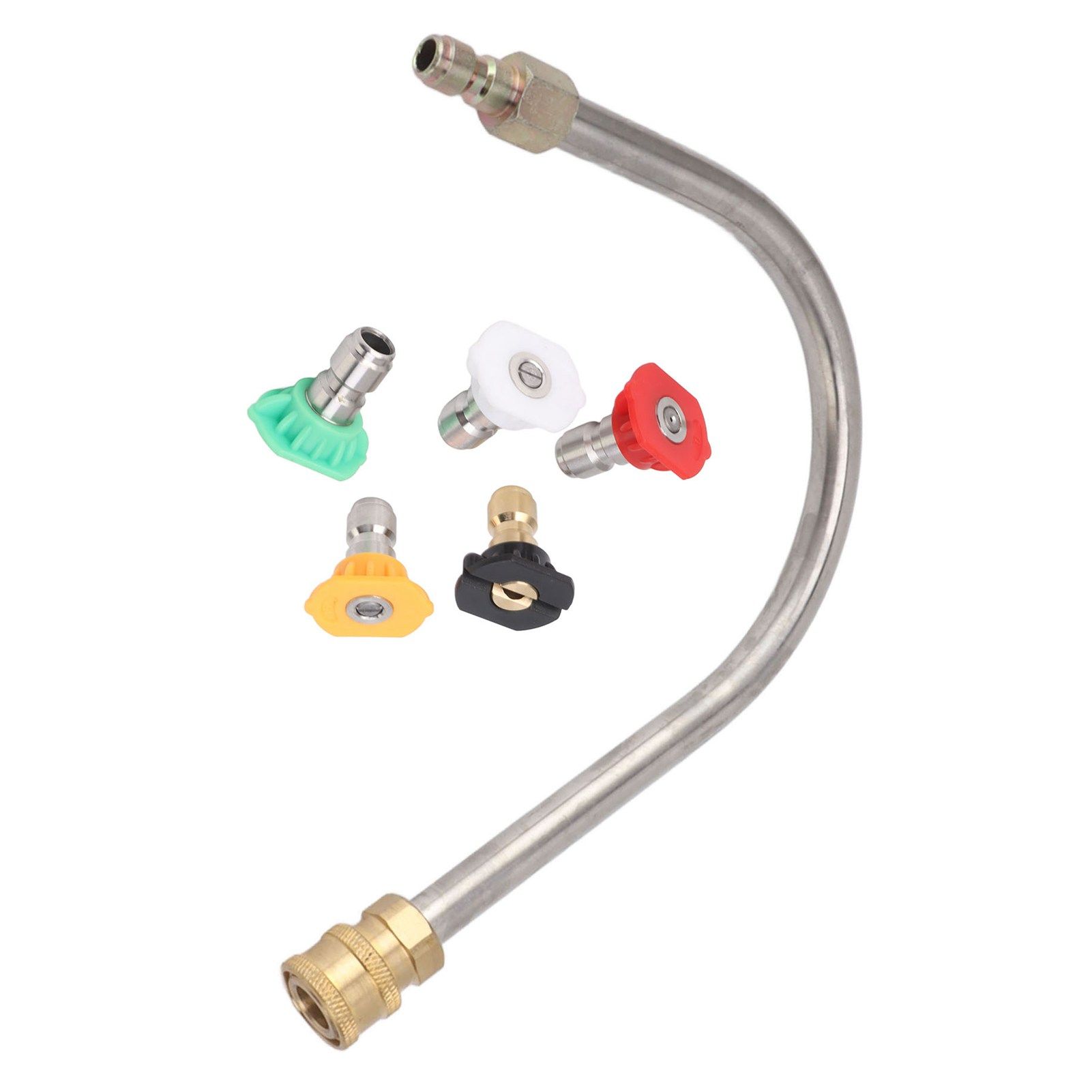 Pressure Washer Extension Wand Stainless Steel Brass 4000psi 1/4 Inch Quick view 8