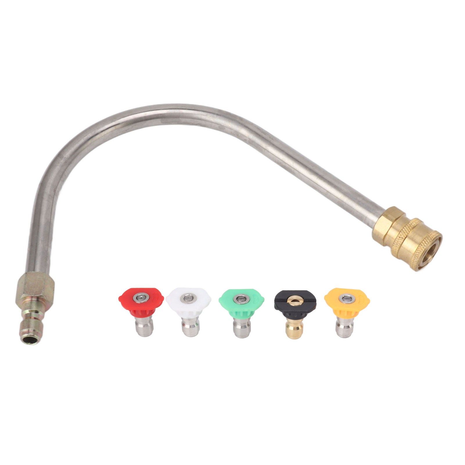 Pressure Washer Extension Wand Stainless Steel Brass 4000psi 1/4 Inch Quick view 9