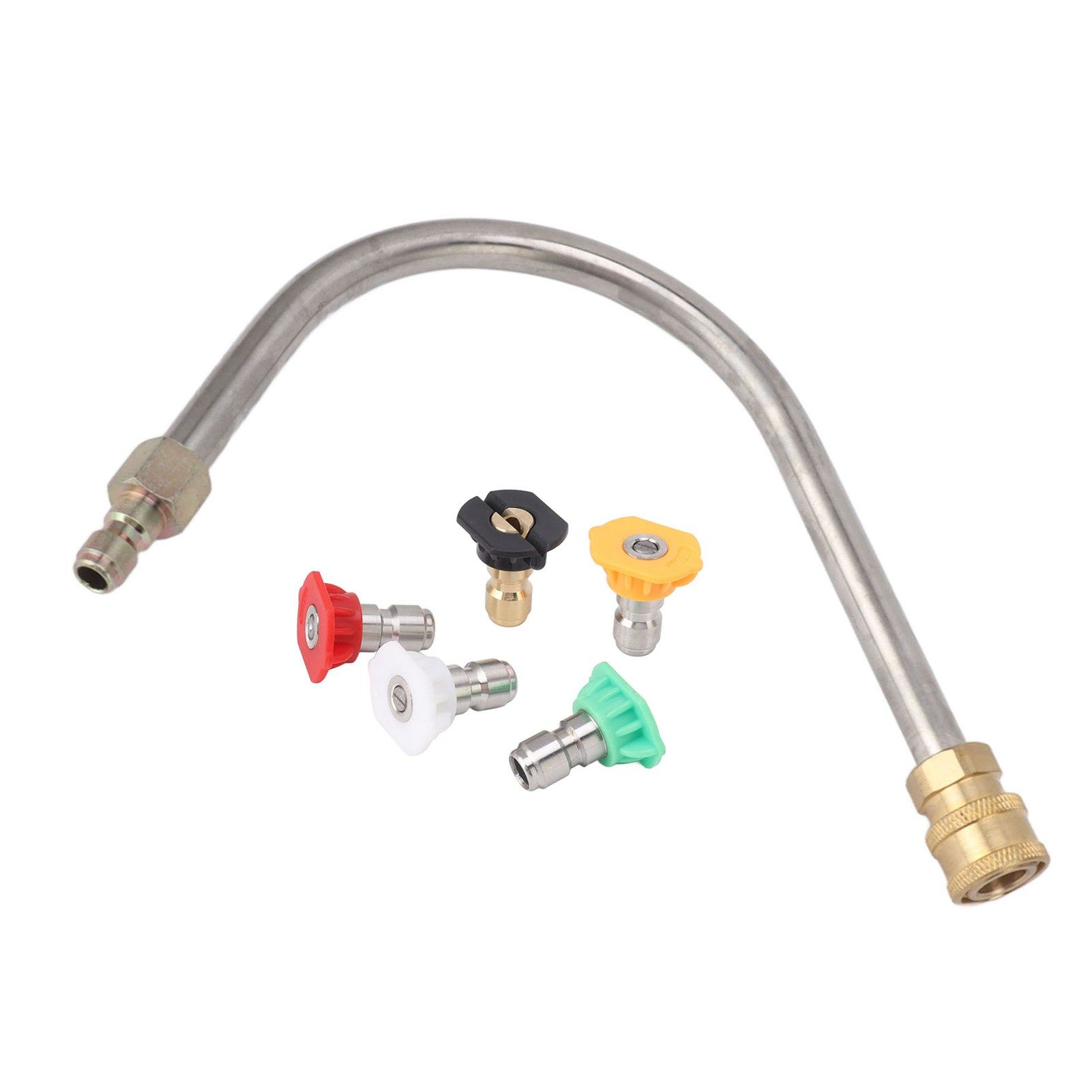 Pressure Washer Extension Wand Stainless Steel Brass 4000psi 1/4 Inch Quick view 10