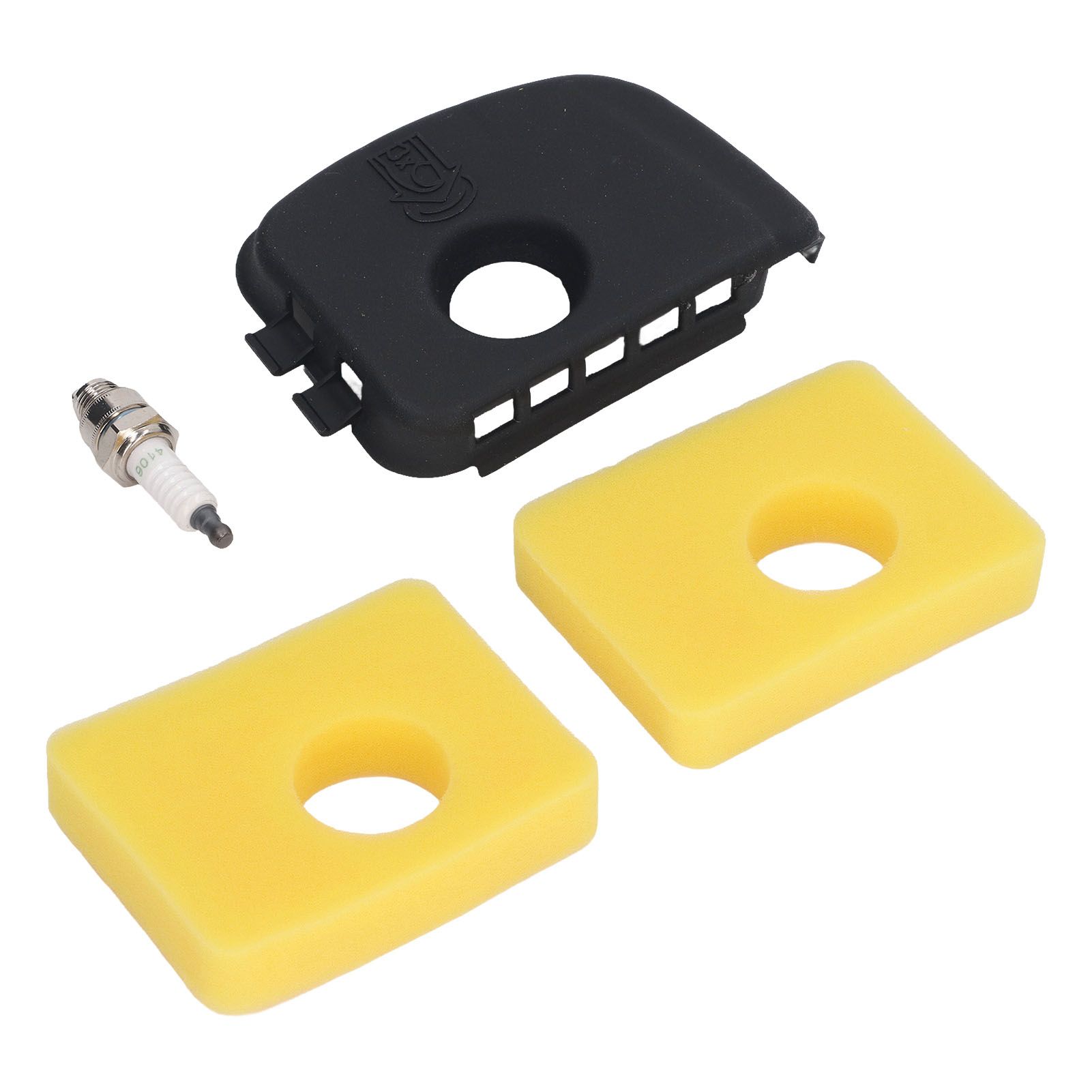 590581Air Filter Cover Air Filter Spark Plug Kit Replacement for 450E 500E view 3