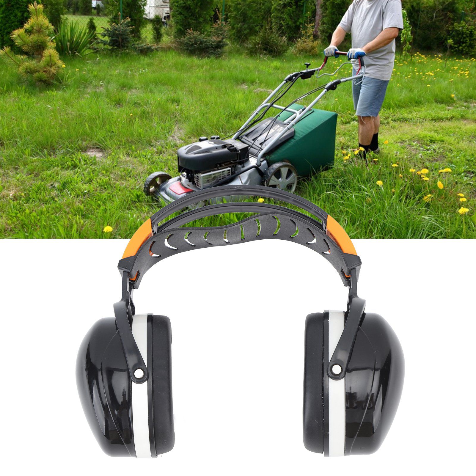 Noise Reduction Earmuffs Foldable Lightweight Hearing Protection Safety Over view 11
