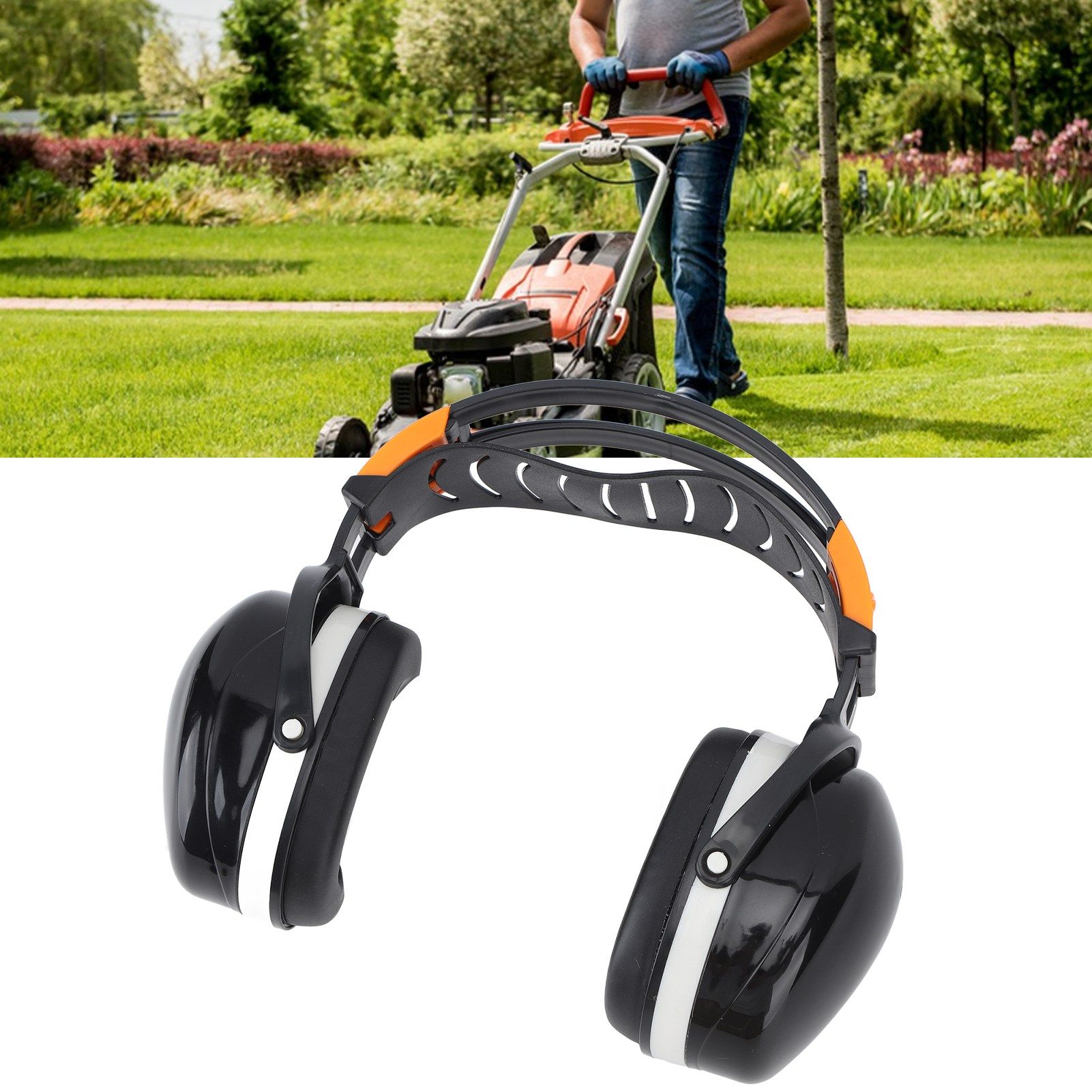 Noise Reduction Earmuffs Foldable Lightweight Hearing Protection Safety Over view 12