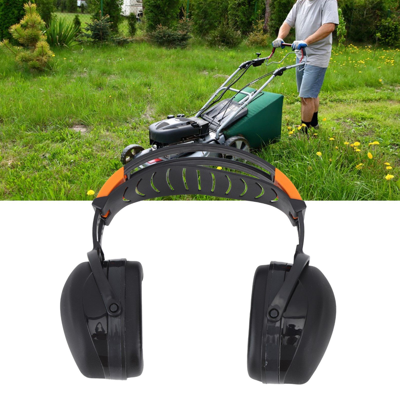 Noise Reduction Earmuffs Foldable Lightweight Hearing Protection Safety Over view 11