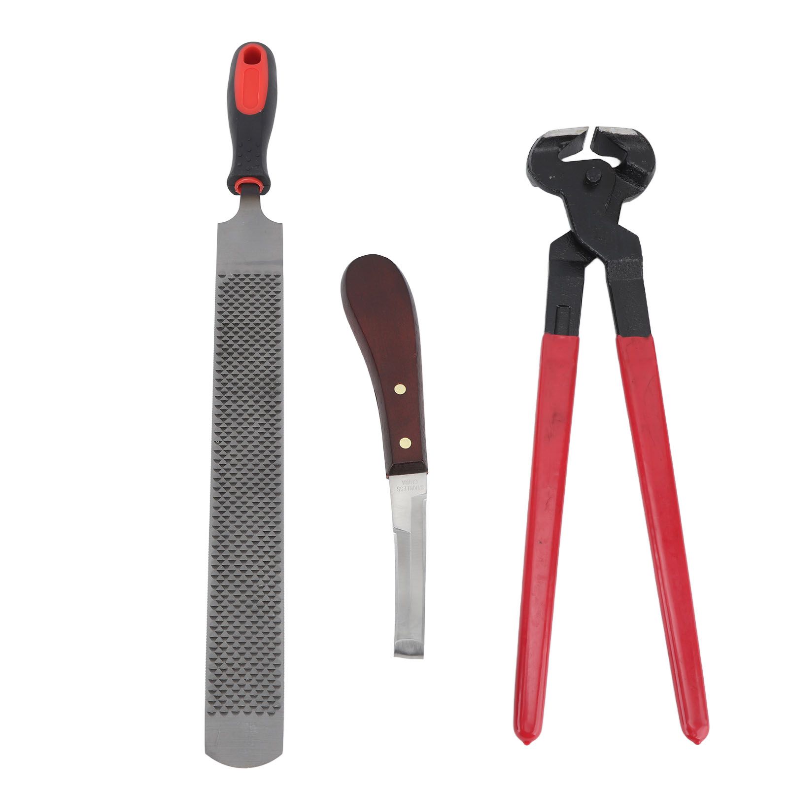 Hoof Repair Tool Kit Steel Double Sided File Hoof Trimmer Tool Kit for Horses