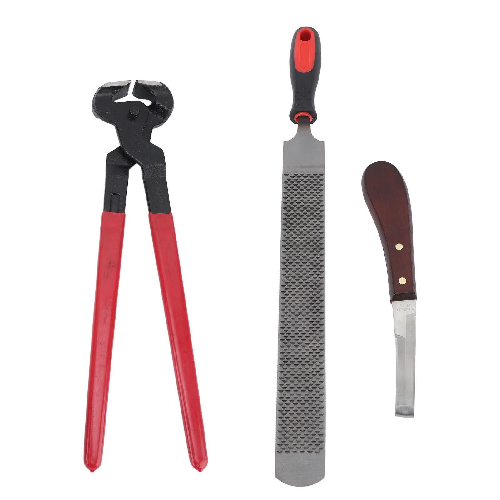Hoof Repair Tool Kit Steel Double Sided File Hoof Trimmer Tool Kit for Horses view 2