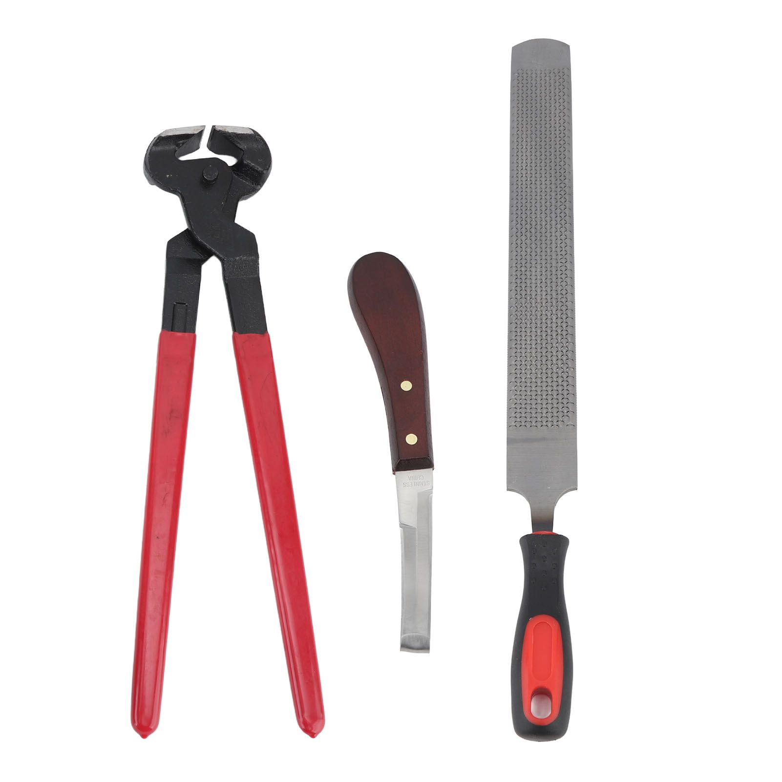 Hoof Repair Tool Kit Steel Double Sided File Hoof Trimmer Tool Kit for Horses view 3