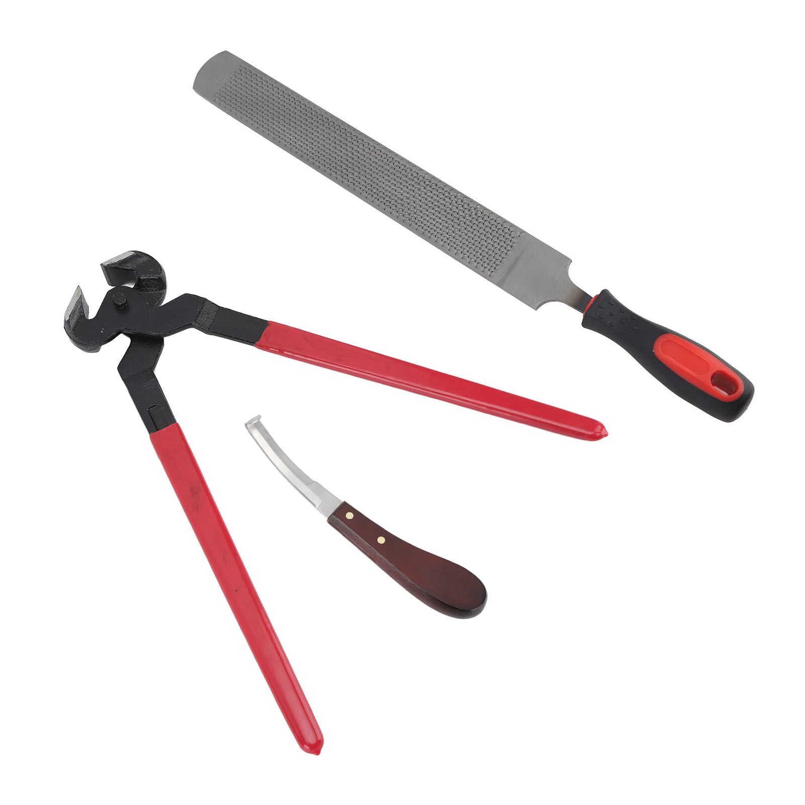 Hoof Repair Tool Kit Steel Double Sided File Hoof Trimmer Tool Kit for Horses view 8