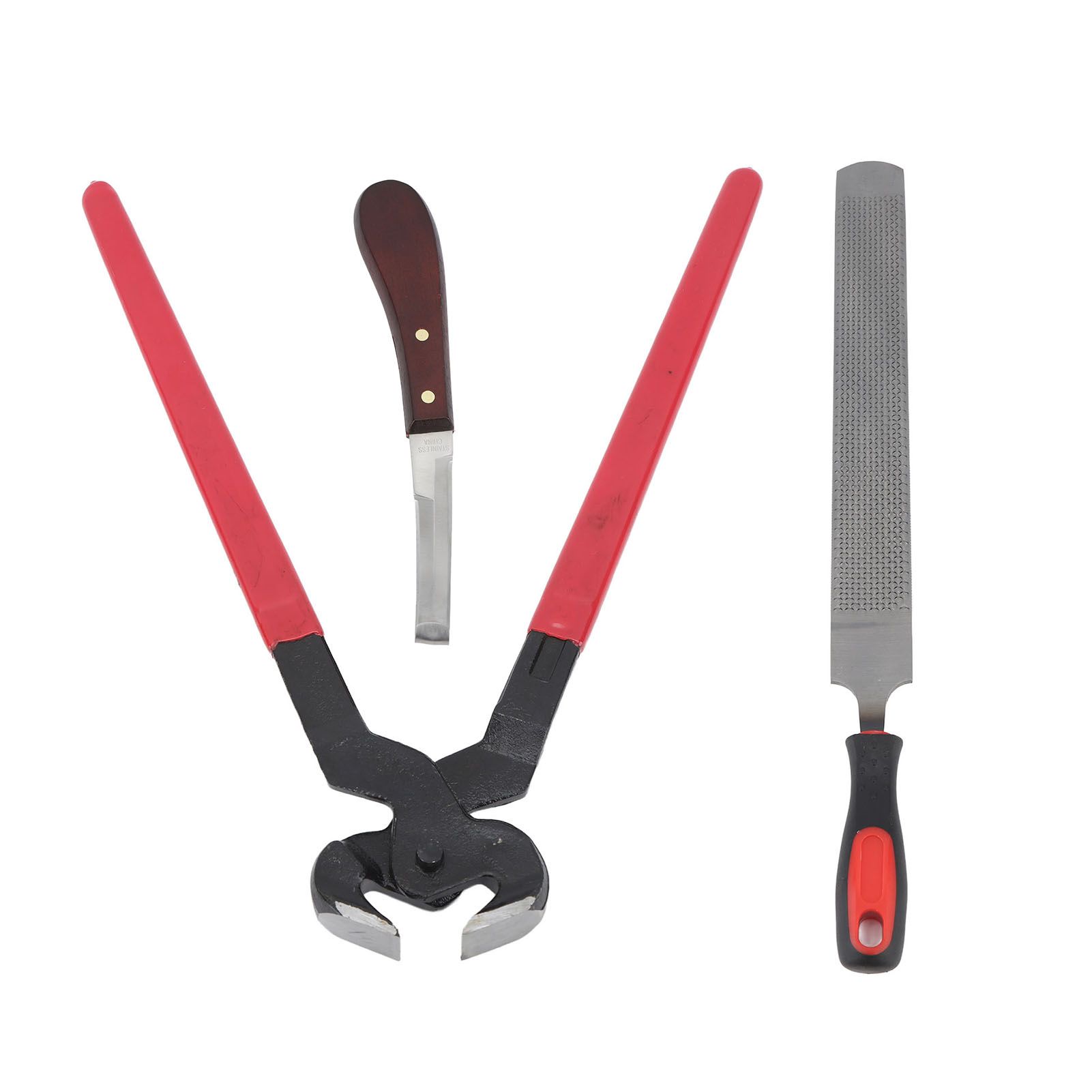 Hoof Repair Tool Kit Steel Double Sided File Hoof Trimmer Tool Kit for Horses view 10