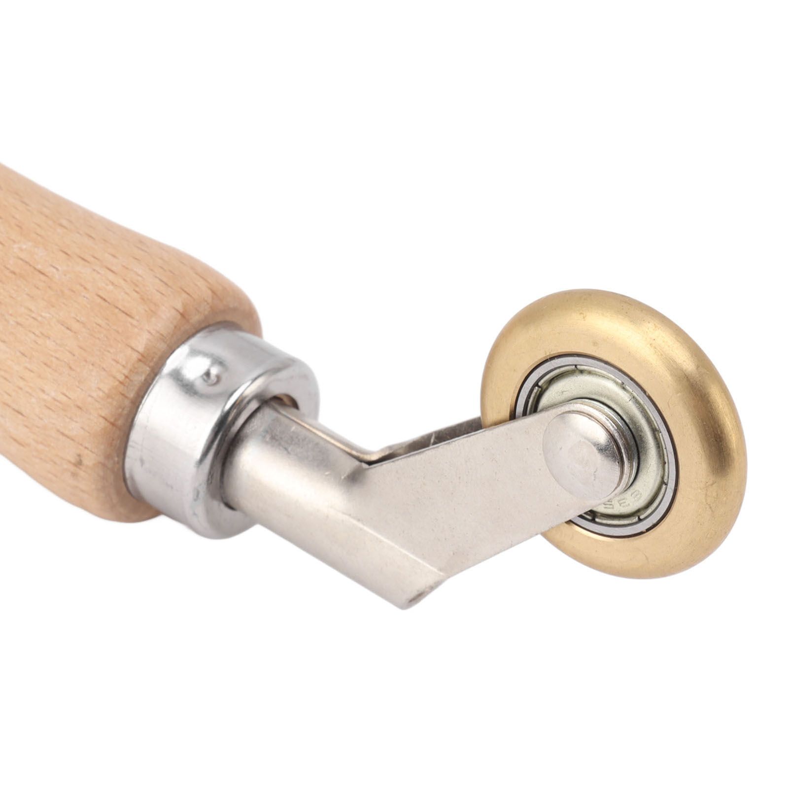 40mm Silicone Seam Roller Dual Use Brass Wheel Wood Handle Wallpaper Flat Seam view 14