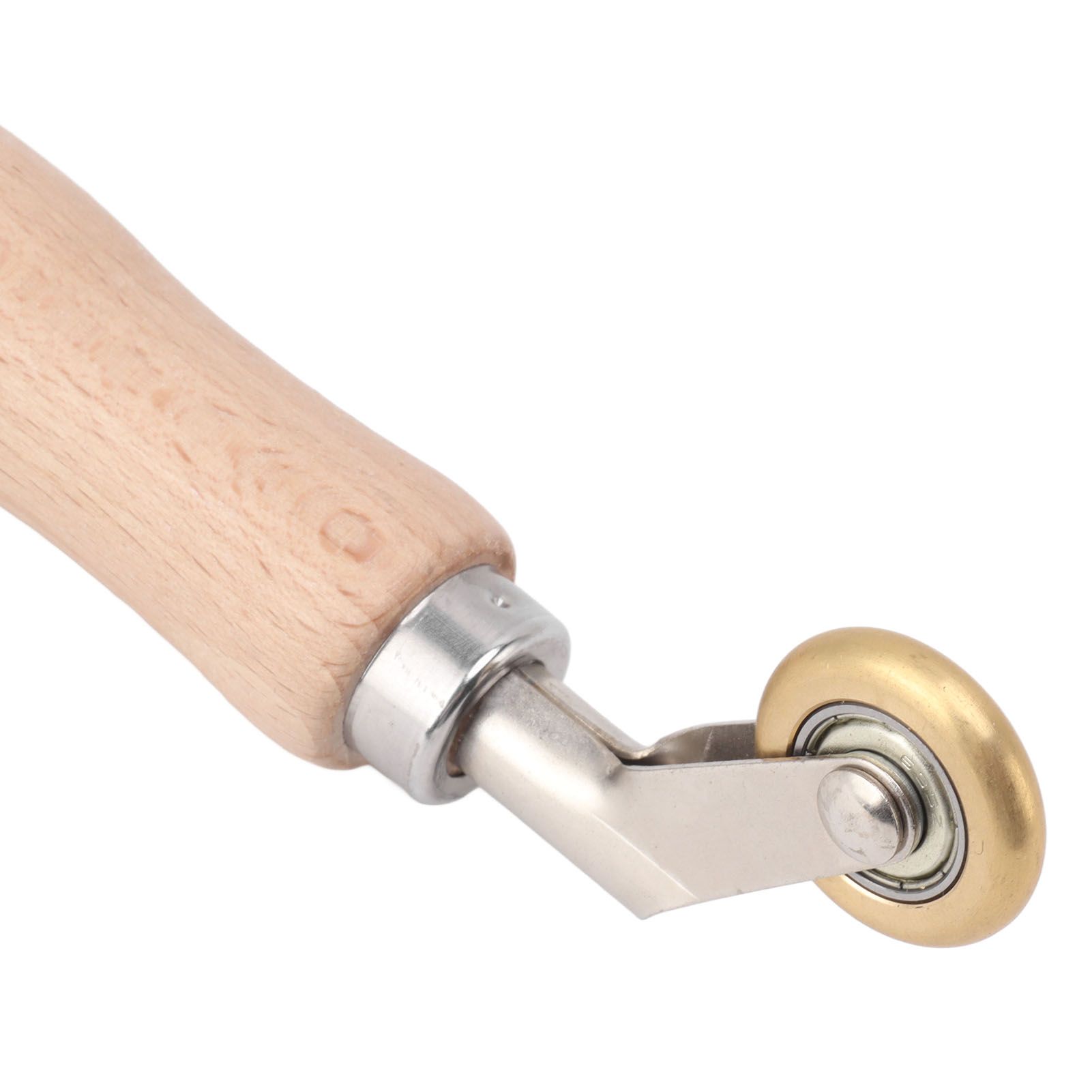 40mm Silicone Seam Roller Dual Use Brass Wheel Wood Handle Wallpaper Flat Seam view 14