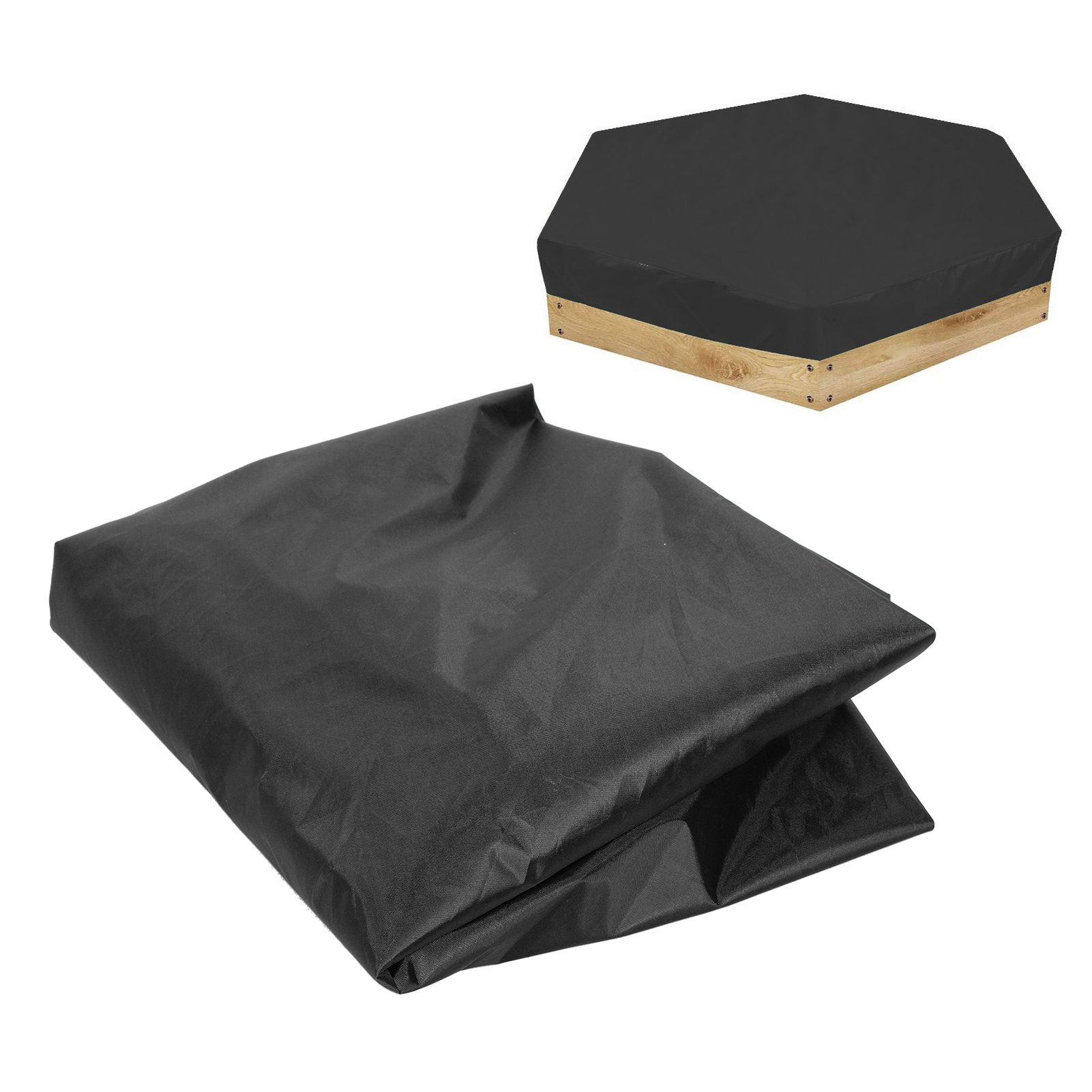 Sandbox Cover Hexagon Sandpit Sand Toys Cover Waterproof Pool Cover with view 11