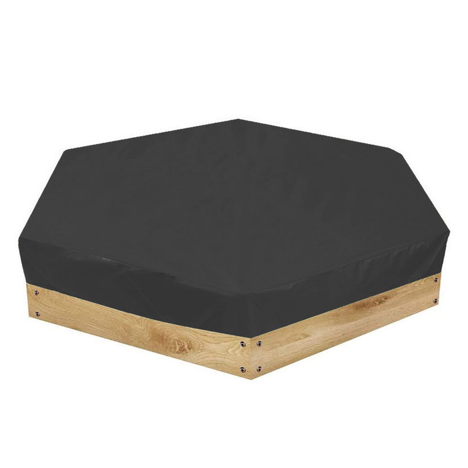 Sandbox Cover Hexagon Sandpit Sand Toys Cover Waterproof Pool Cover with view 12