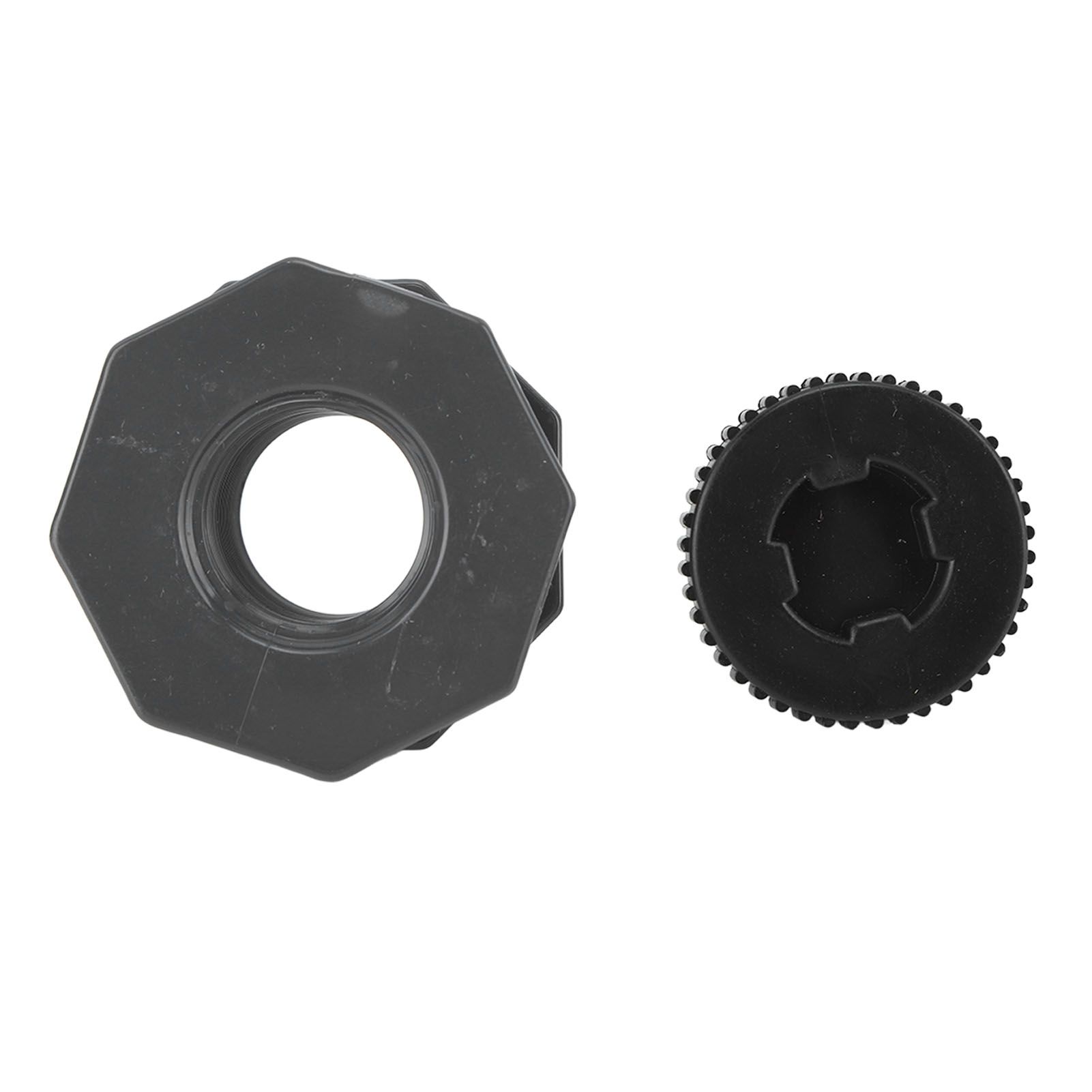 3/4 Inch Rain Barrel Bulkhead Fitting Kit with Plugs Hole Saw Tool PVC Spigot view 13