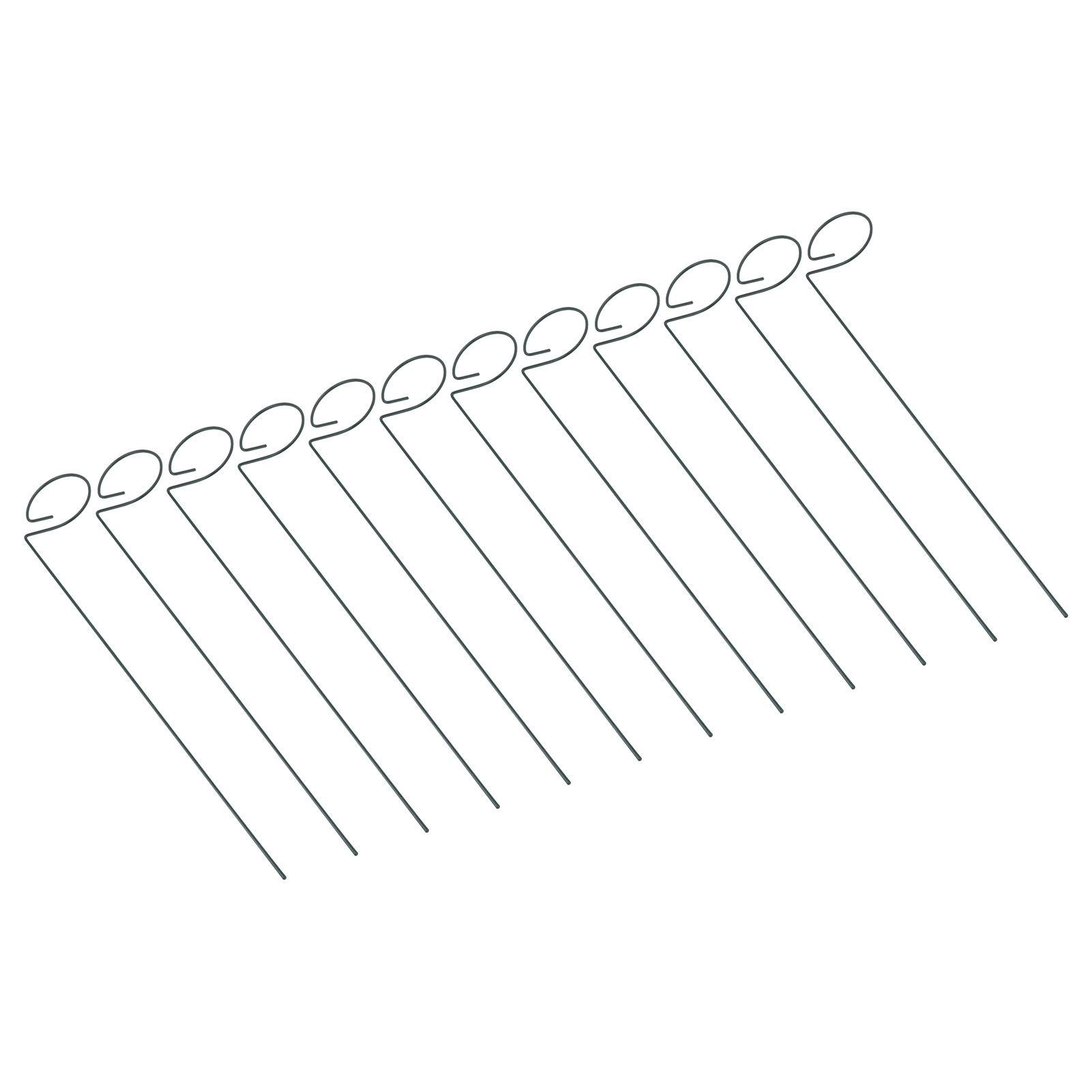 12Pcs Plant Stakes Reusable Plant Sticks Support Anti Rust Stem Flower Support