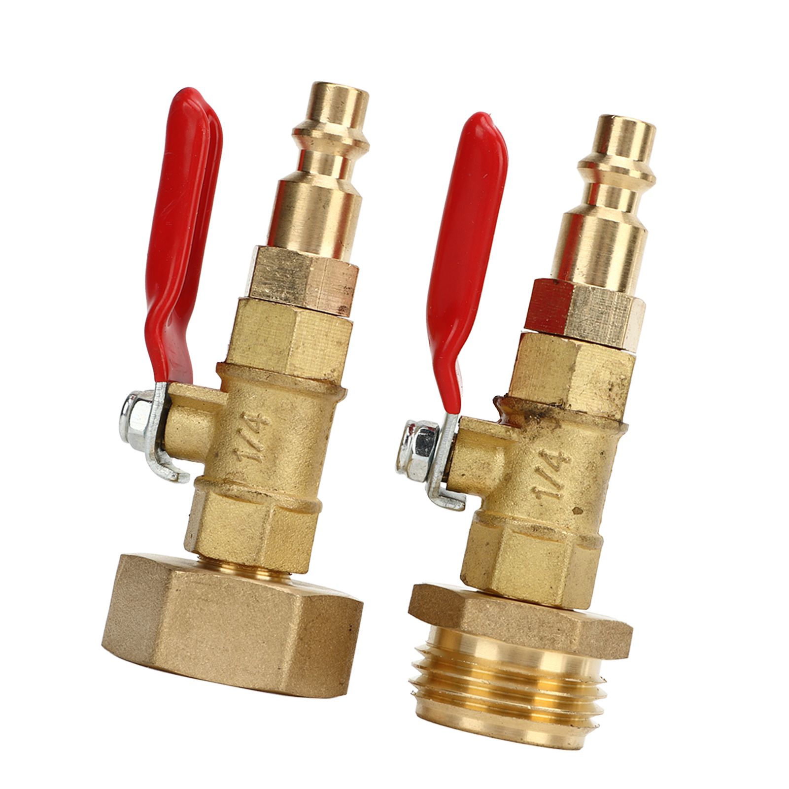 2pcs Brass Winterize Blowout Adapter 3/4 Internal and External Thread Brass view 4