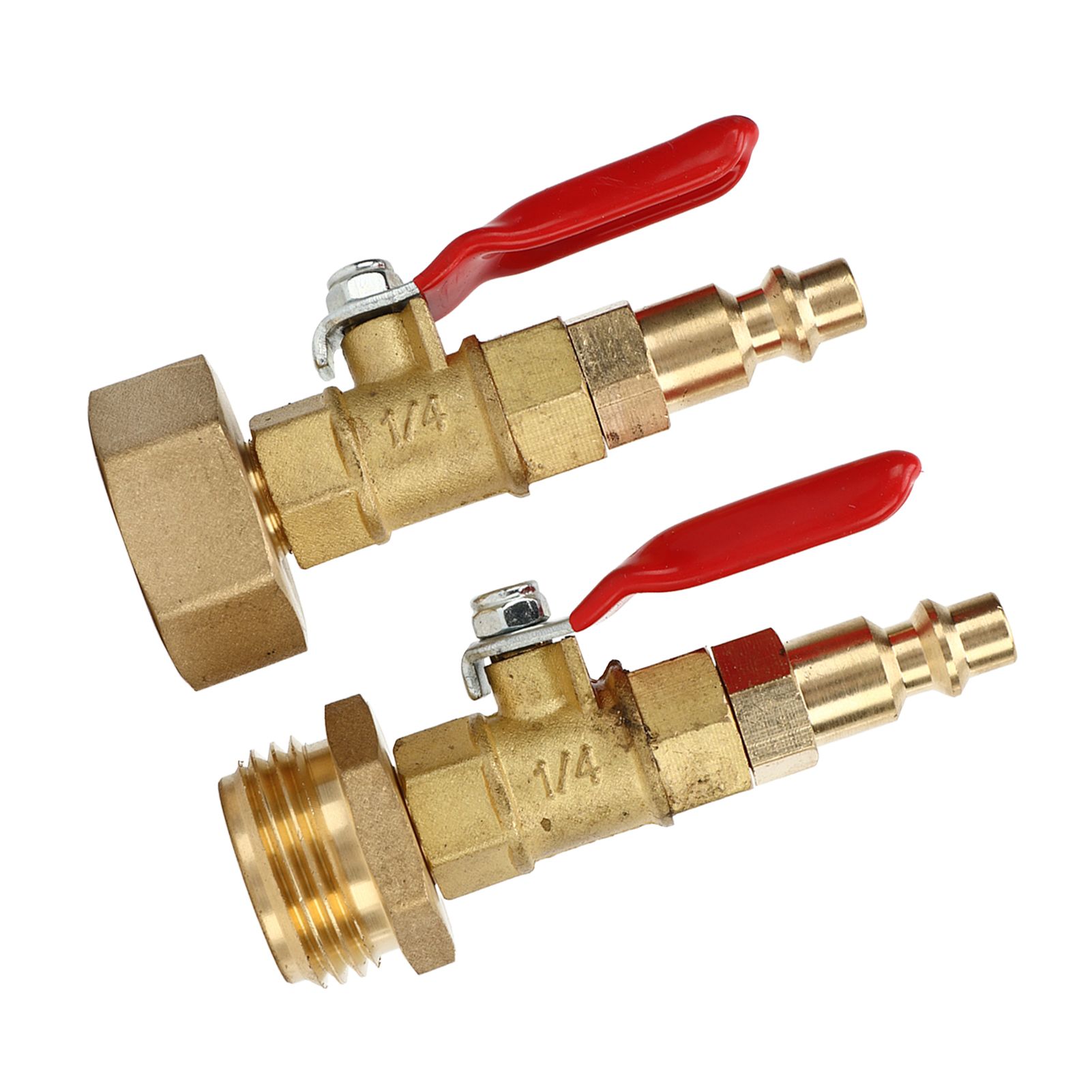 2pcs Brass Winterize Blowout Adapter 3/4 Internal and External Thread Brass view 5
