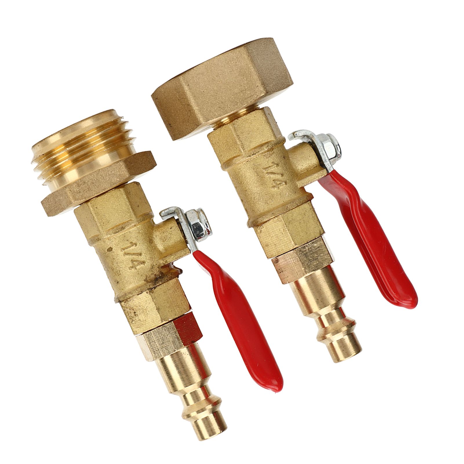 2pcs Brass Winterize Blowout Adapter 3/4 Internal and External Thread Brass view 7