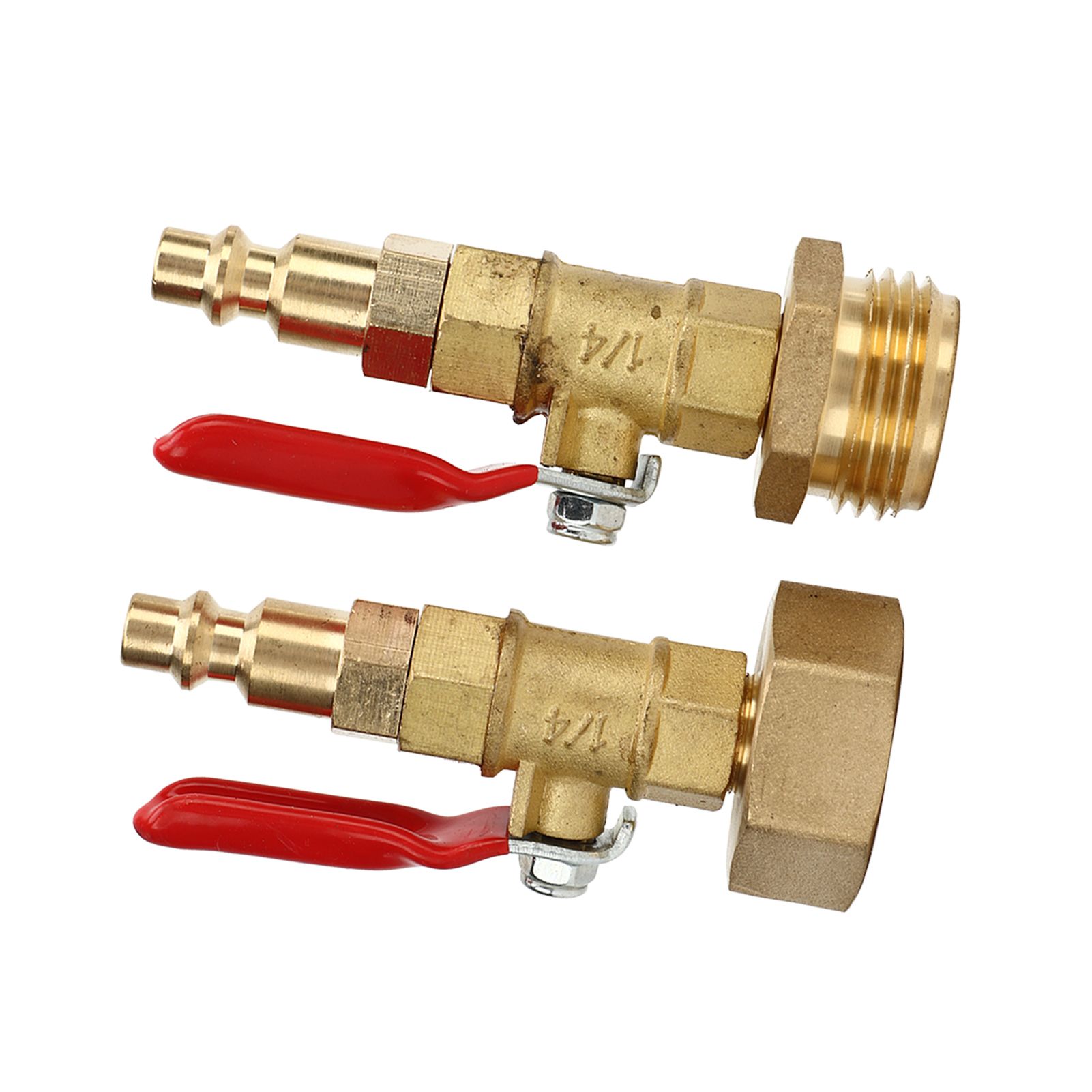 2pcs Brass Winterize Blowout Adapter 3/4 Internal and External Thread Brass view 9