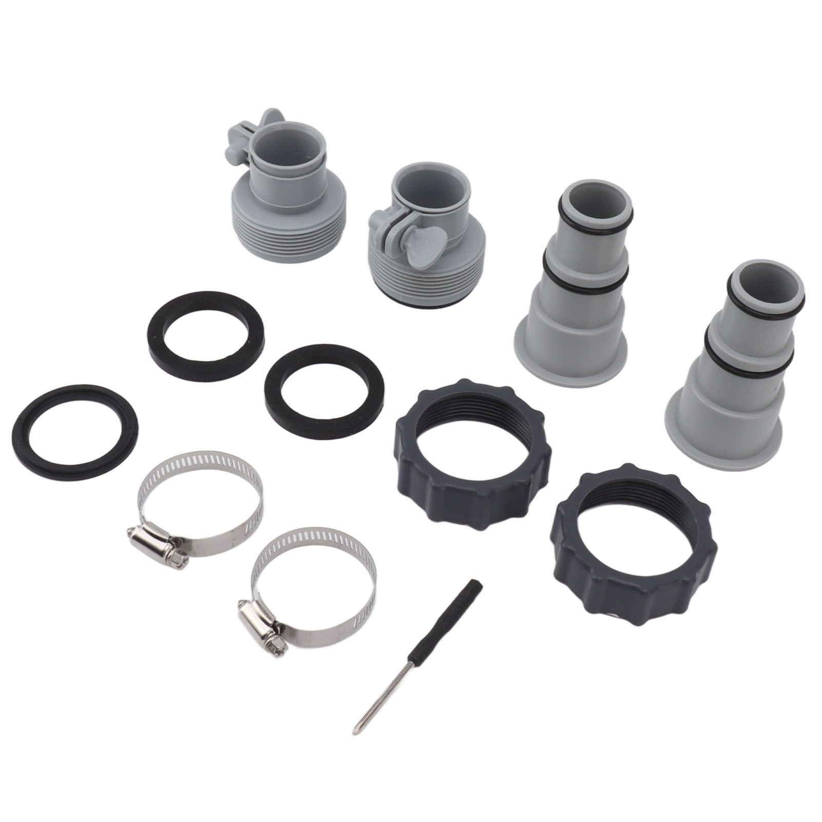 Pool Hose Adapter Replacement Hose Adapter with Collar for Threaded Connection view 2