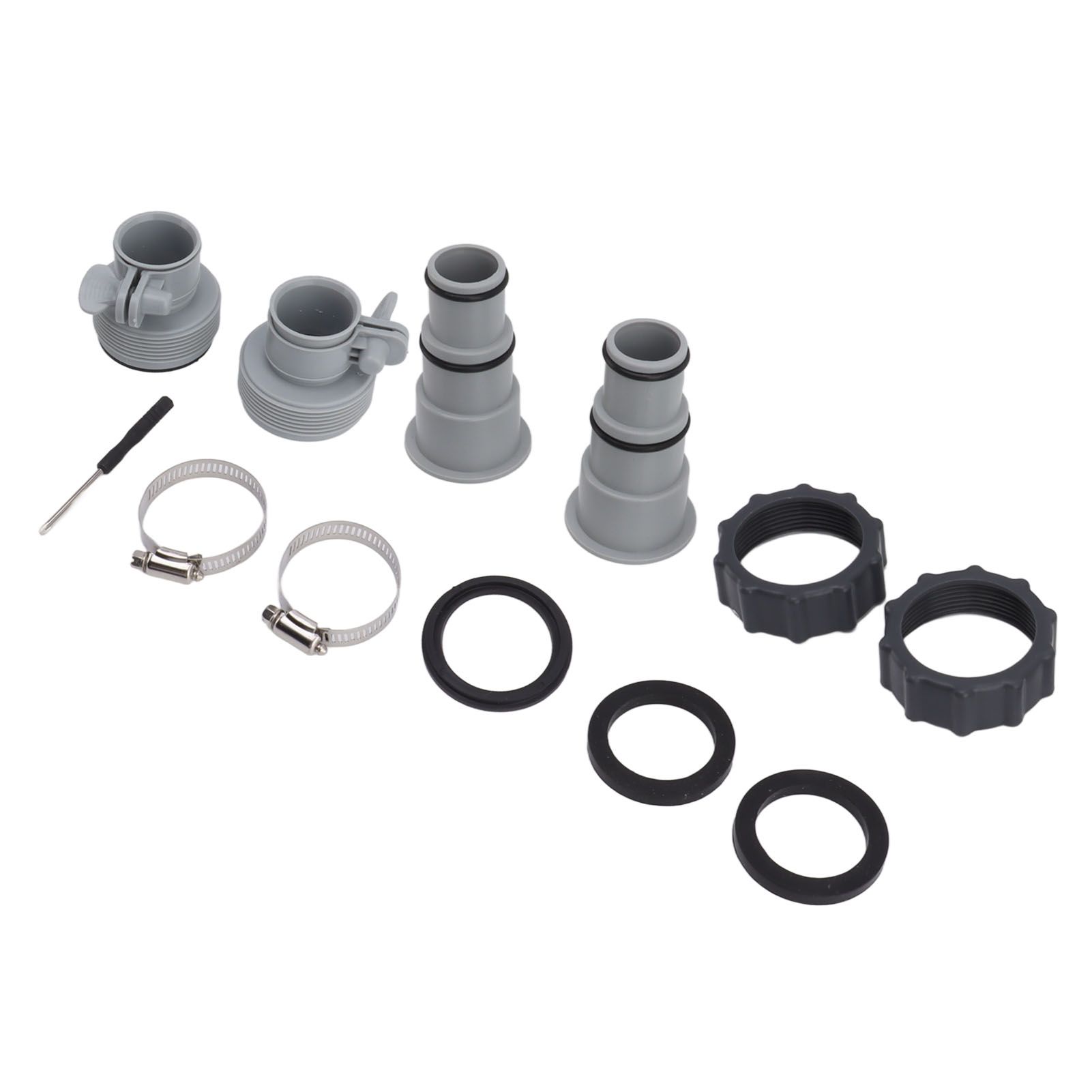 Pool Hose Adapter Replacement Hose Adapter with Collar for Threaded Connection view 4
