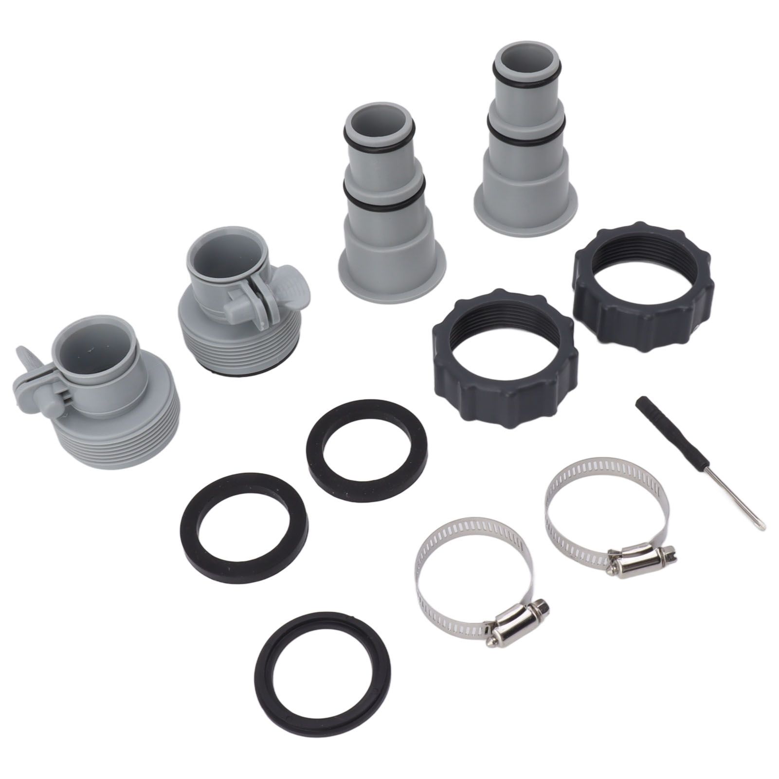 Pool Hose Adapter Replacement Hose Adapter with Collar for Threaded Connection view 5
