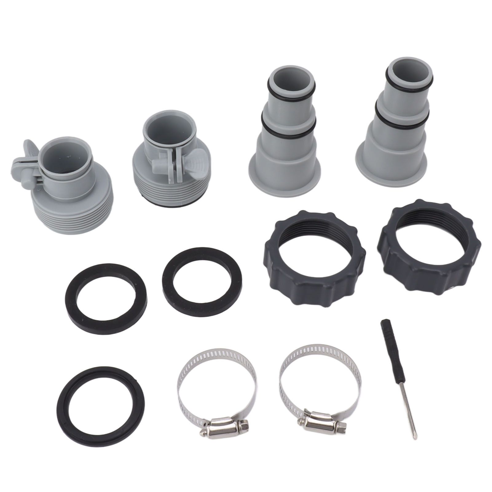 Pool Hose Adapter Replacement Hose Adapter with Collar for Threaded Connection view 7