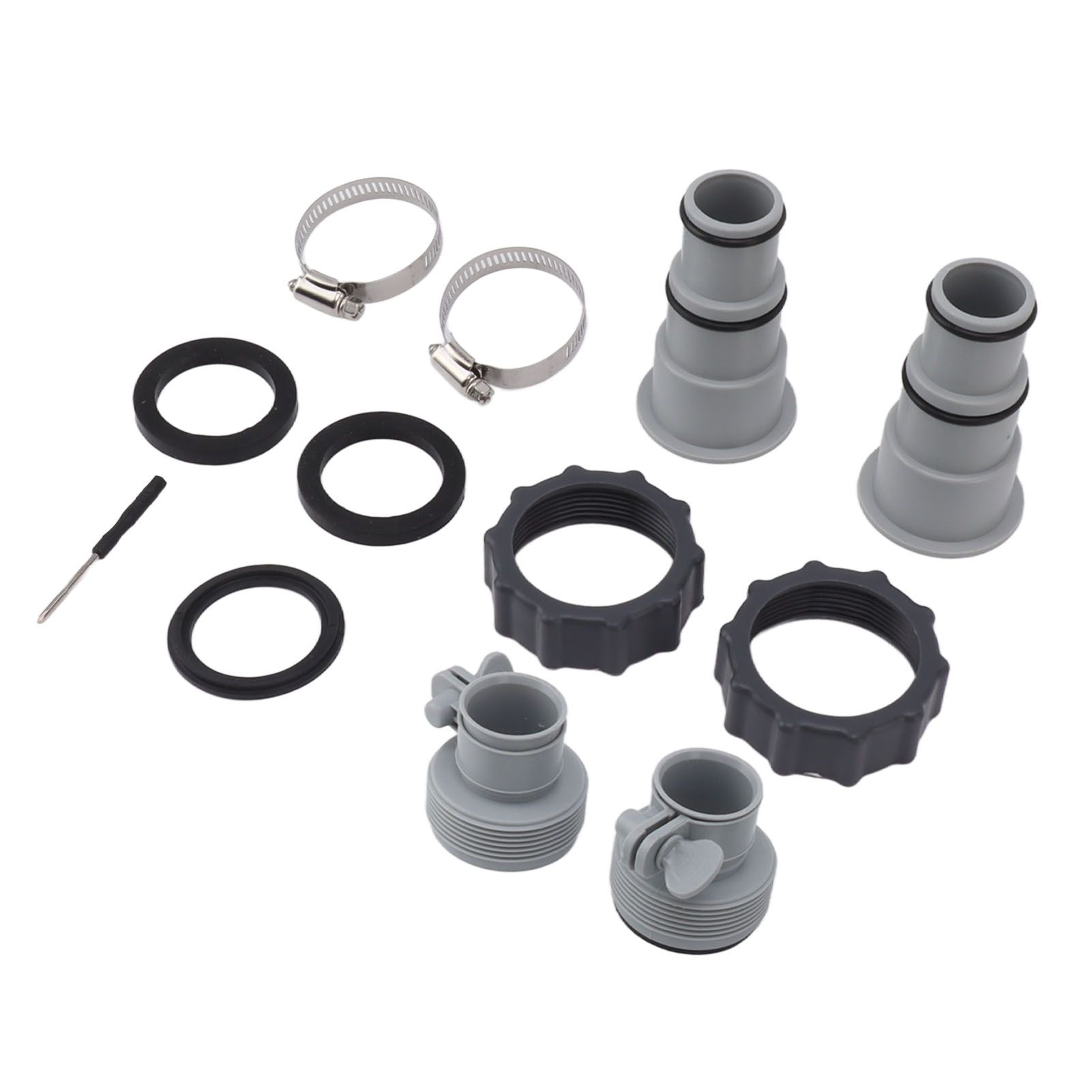 Pool Hose Adapter Replacement Hose Adapter with Collar for Threaded Connection view 8