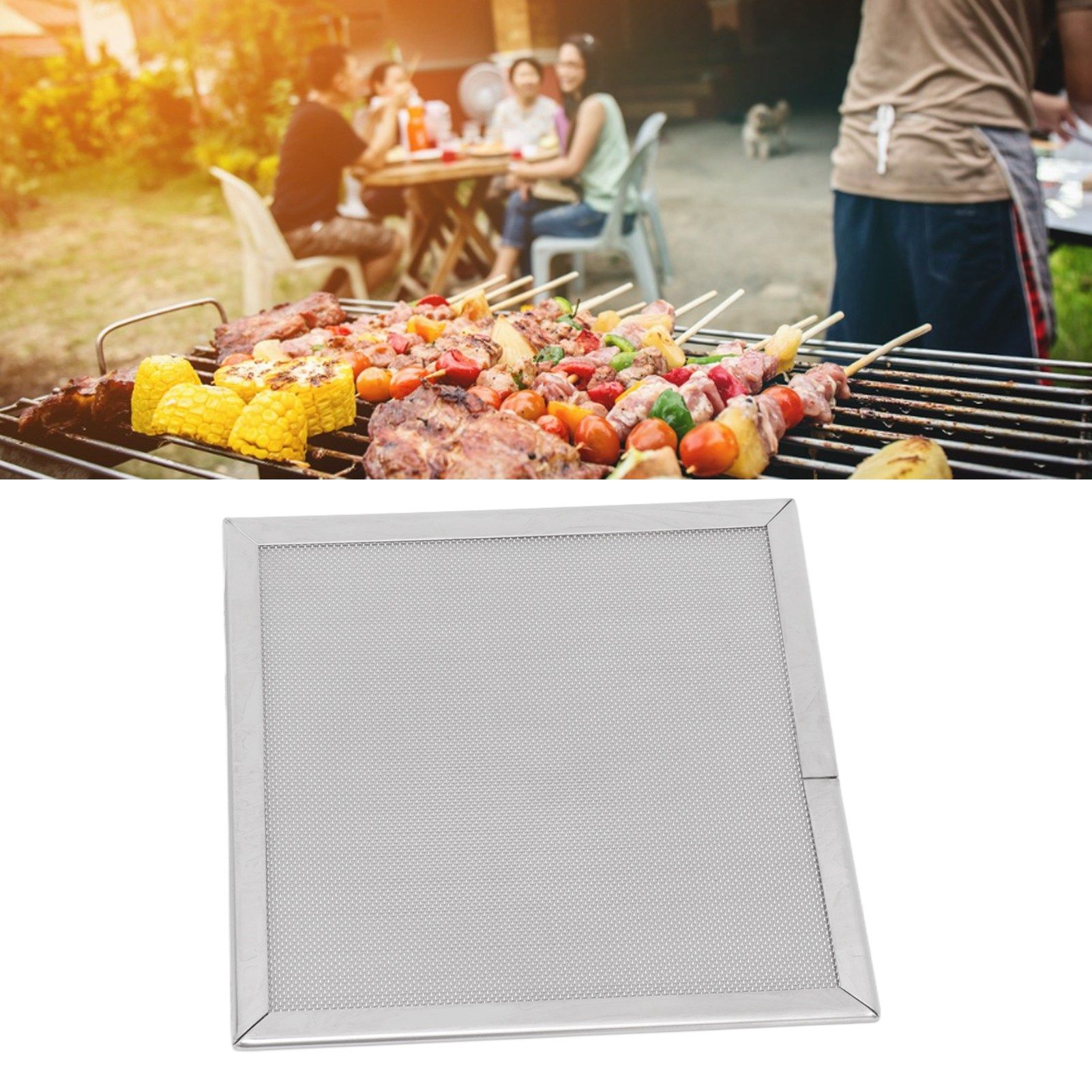 Barbecue Wire Mesh 304 Stainless Steel BBQ Grill Grates Replacement For view 12
