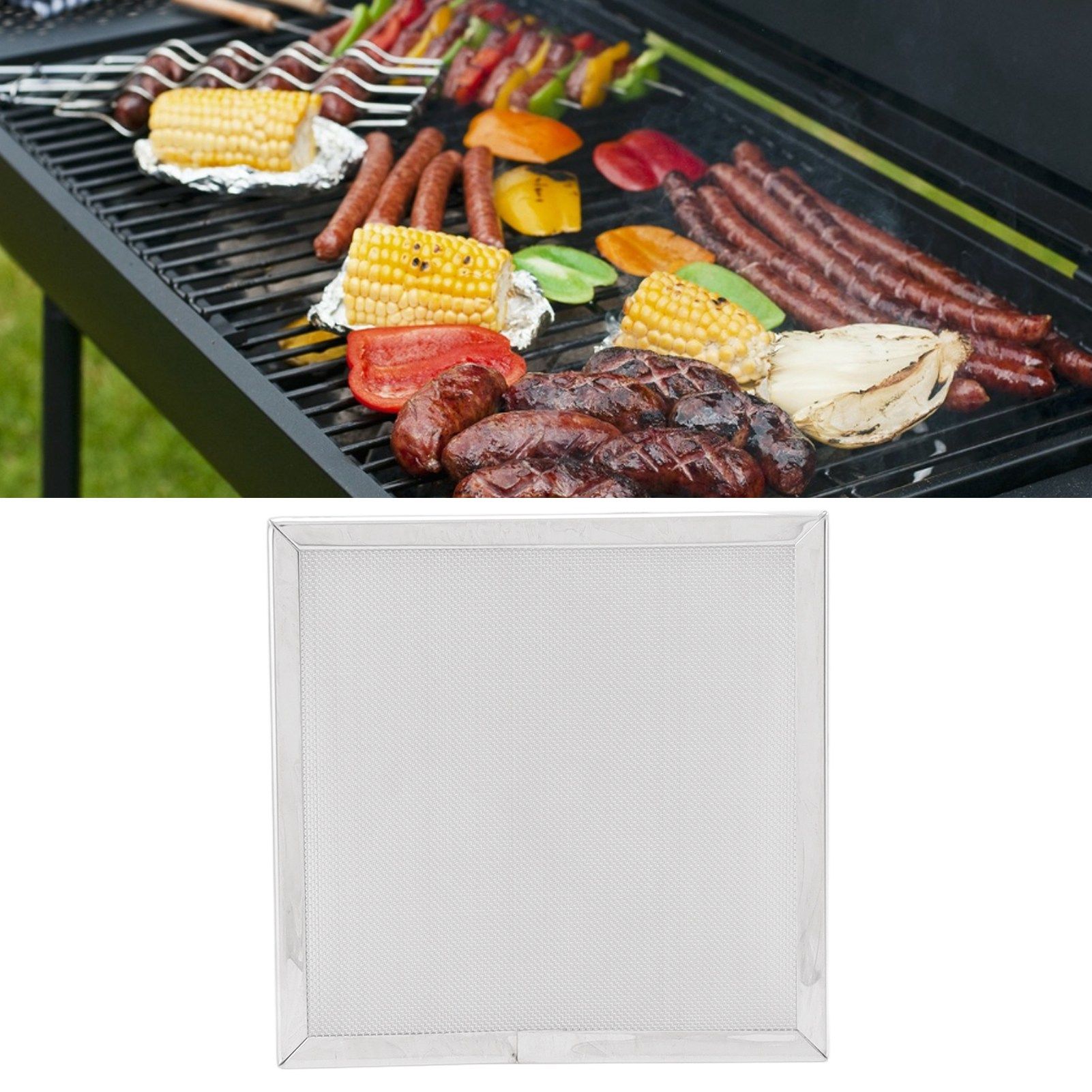 Barbecue Wire Mesh 304 Stainless Steel BBQ Grill Grates Replacement For view 11
