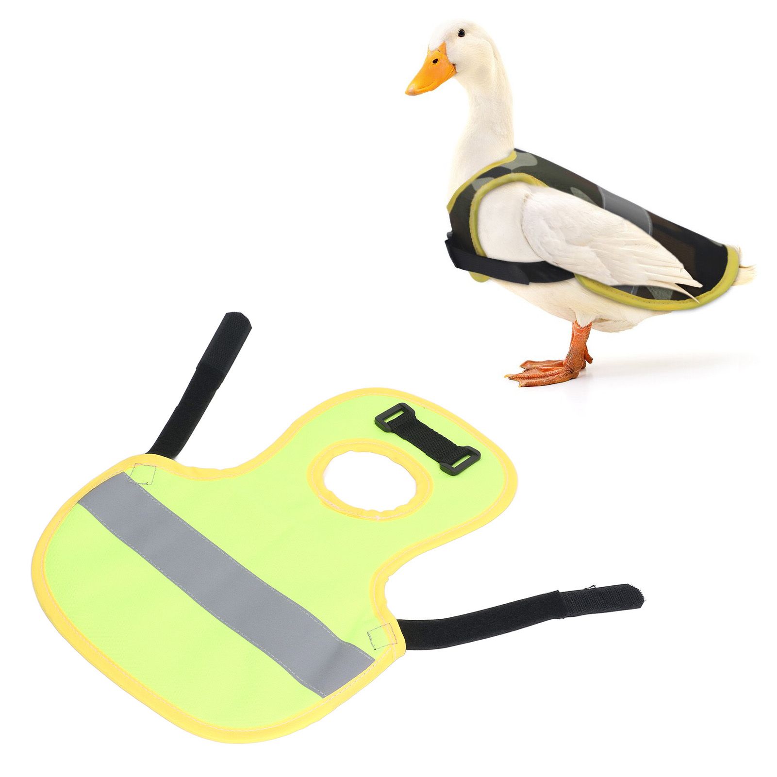 Chicken Reflective Vest Warm Safe Lightweight Poultry Harness Vest for Hen view 12