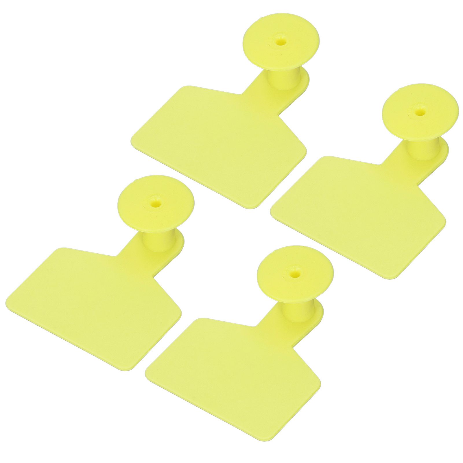 100 Piece Blank Tags for Calves Blank Identification Ear Tag for Cattle Cows view 2